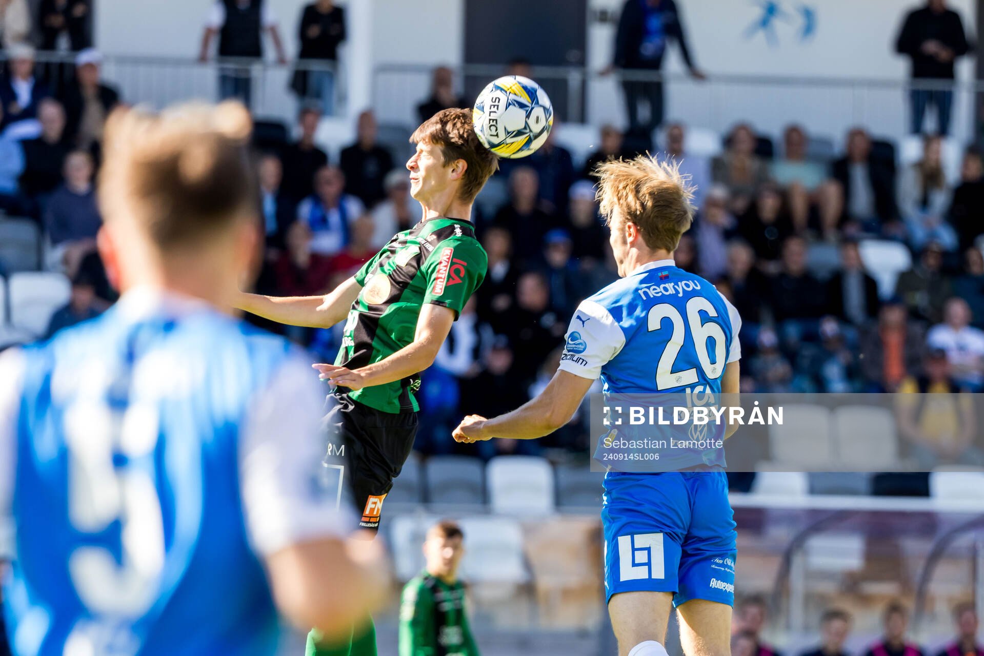 Varbergs Olle Edlund och IK Oddevolds Gabriel Sandberg