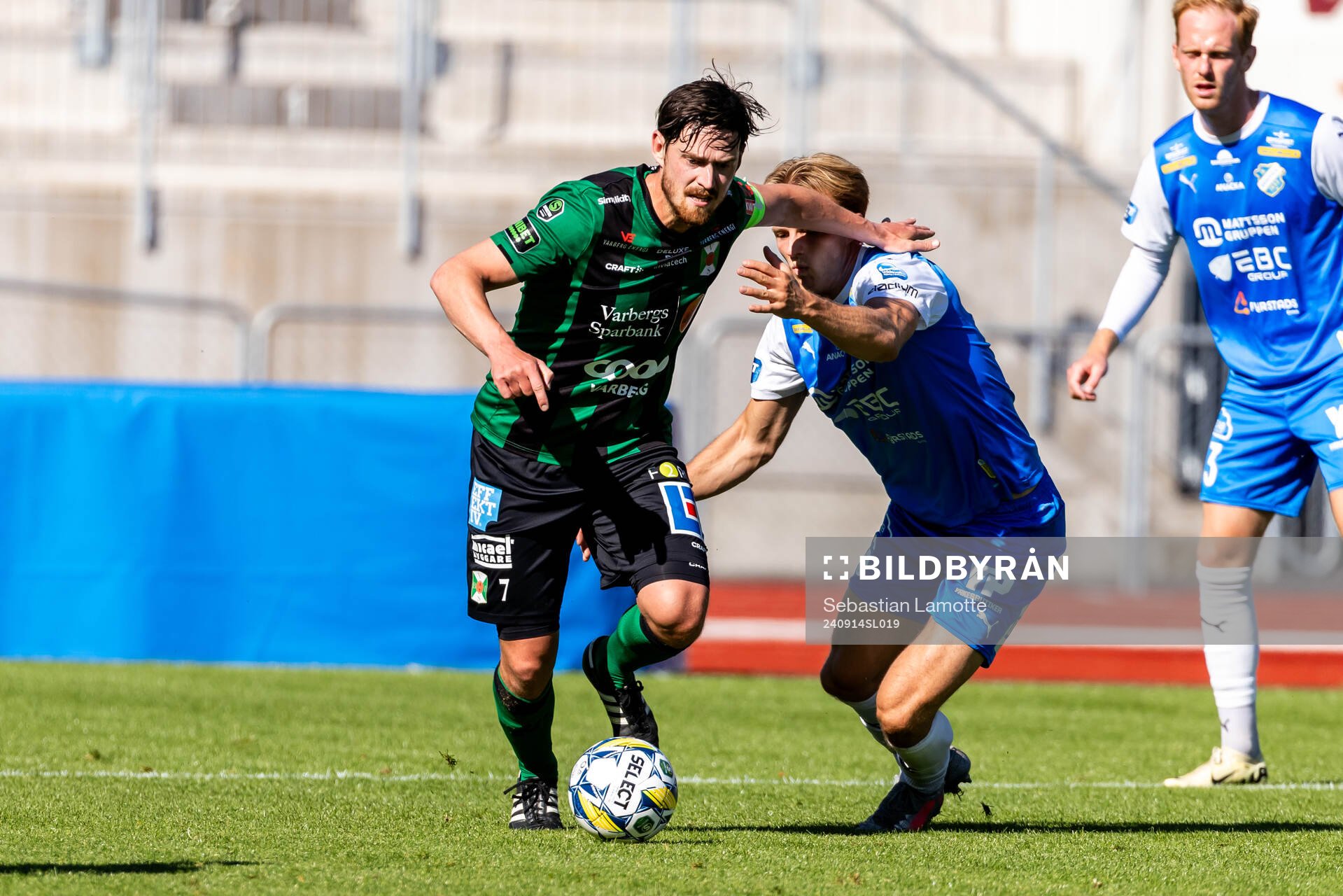 Varbergs Robin Tranberg och IK Oddevolds Gabriel Sandberg