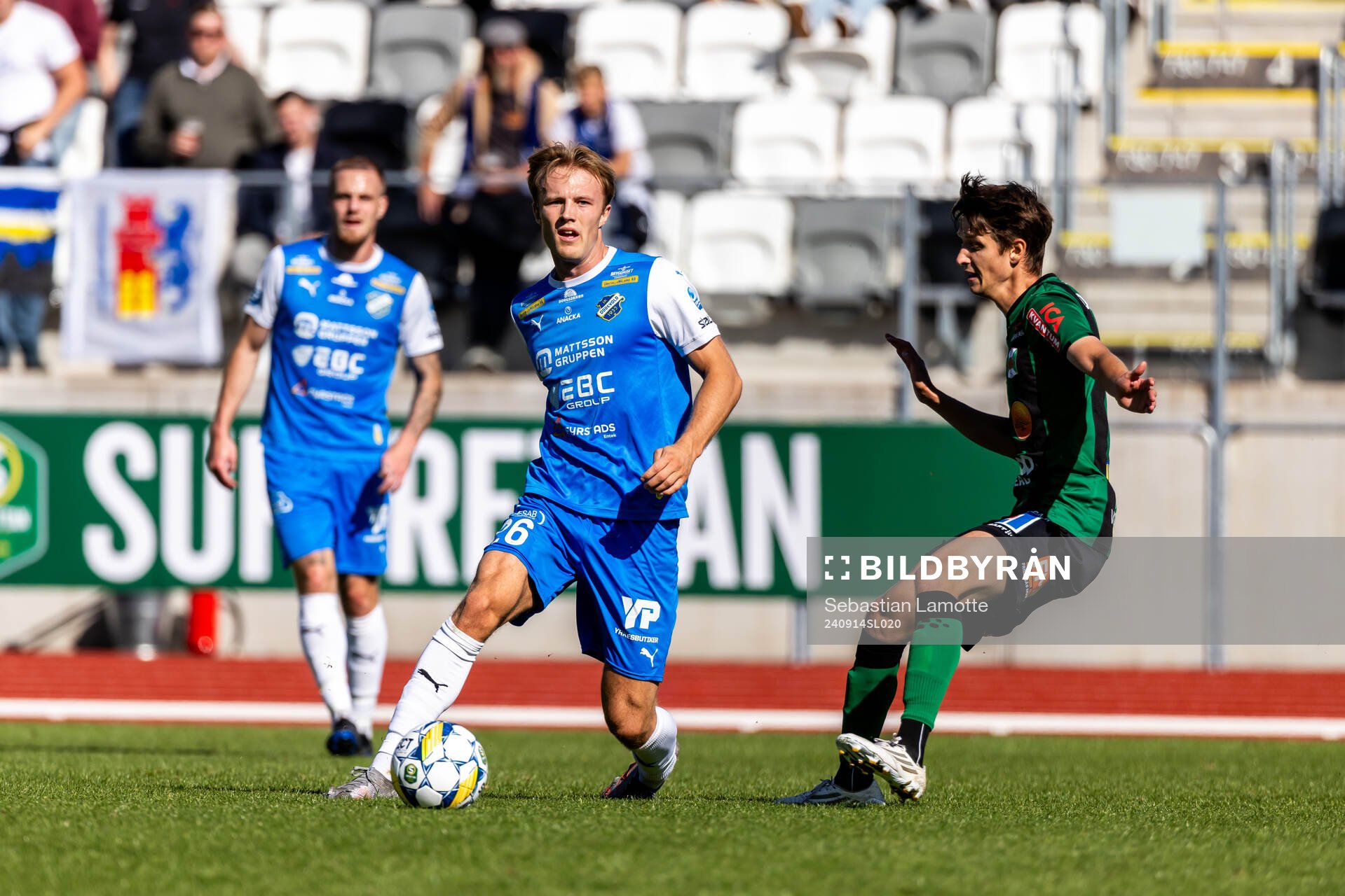 IK Oddevolds Gabriel Sandberg och Varbergs Olle Edlund