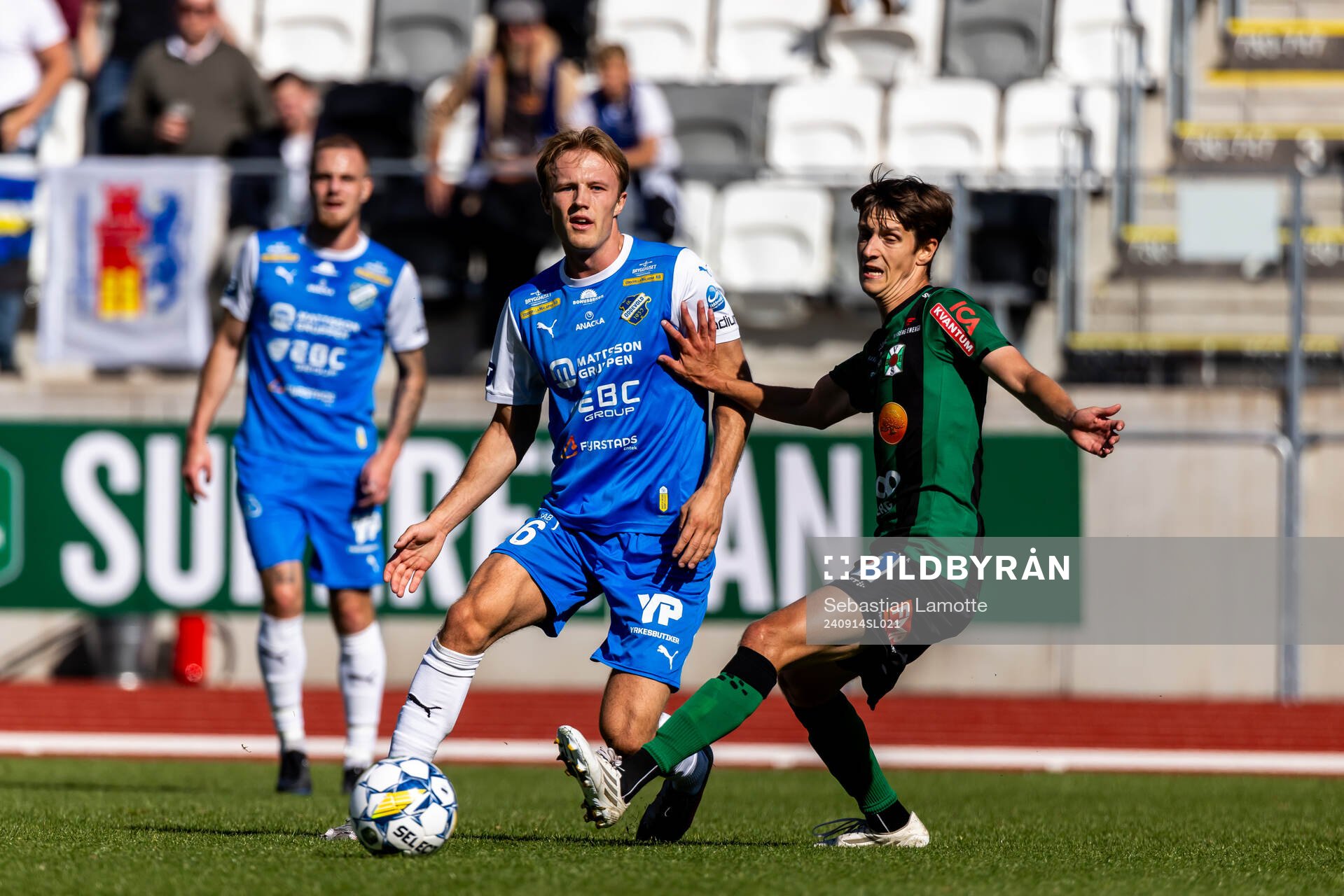 IK Oddevolds Gabriel Sandberg och Varbergs Olle Edlund