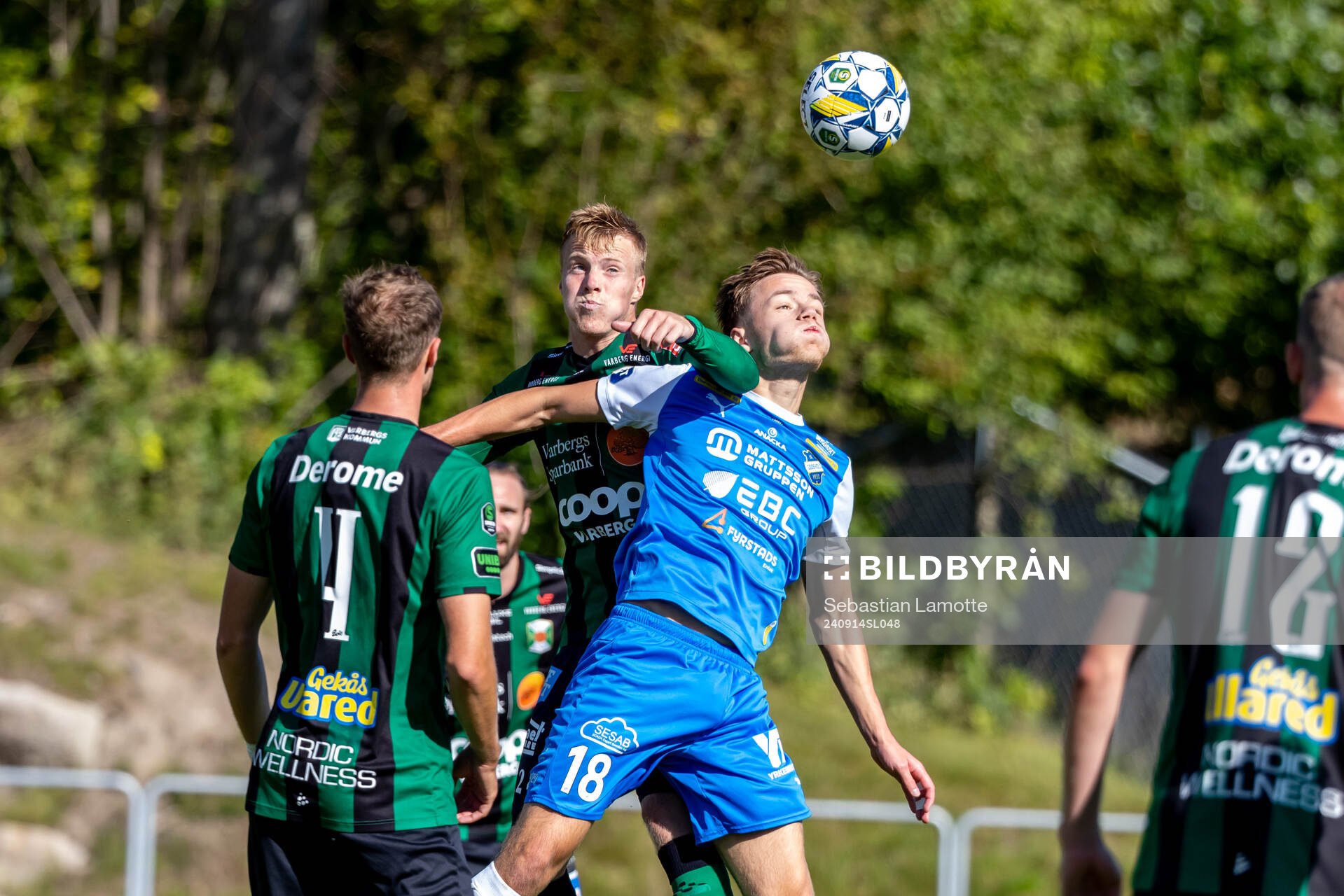 Varbergs Emil Hellman och IK Oddevolds Gustav Forssell