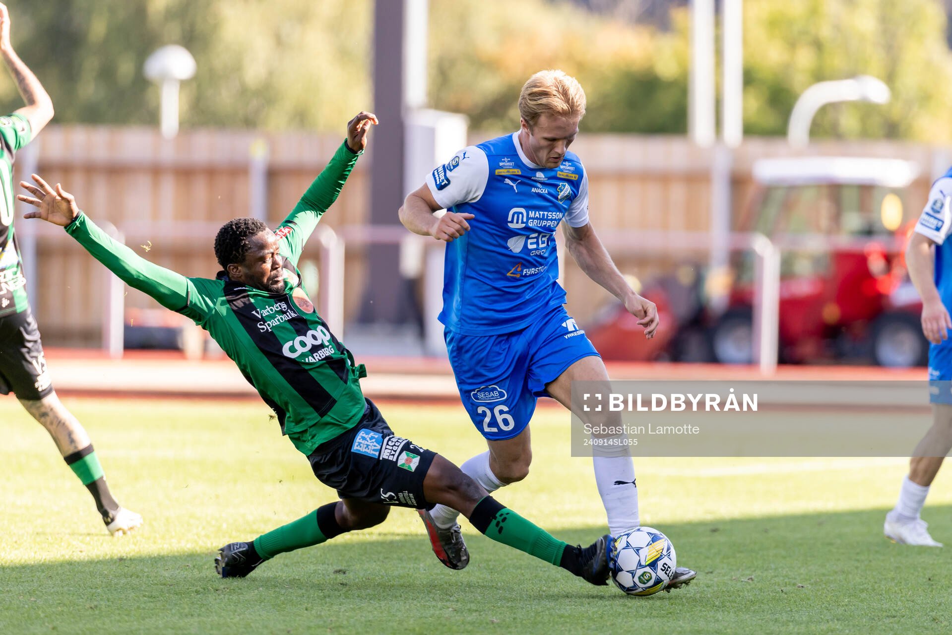 Varbergs Azeez Temitope Yusuf och IK Oddevolds Gabriel