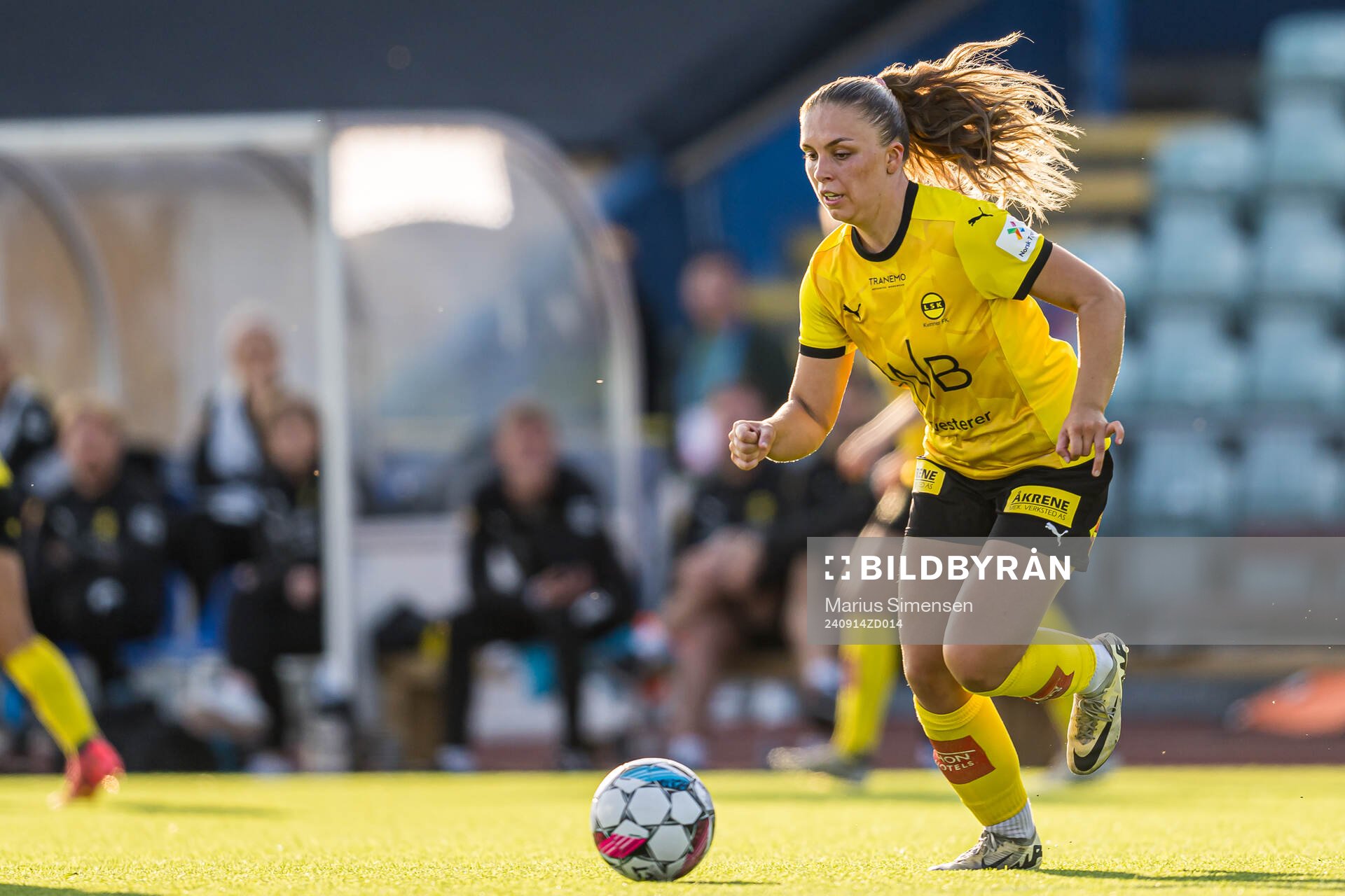 Marte Bjelde Hjelmhaug of LSK Kvinner