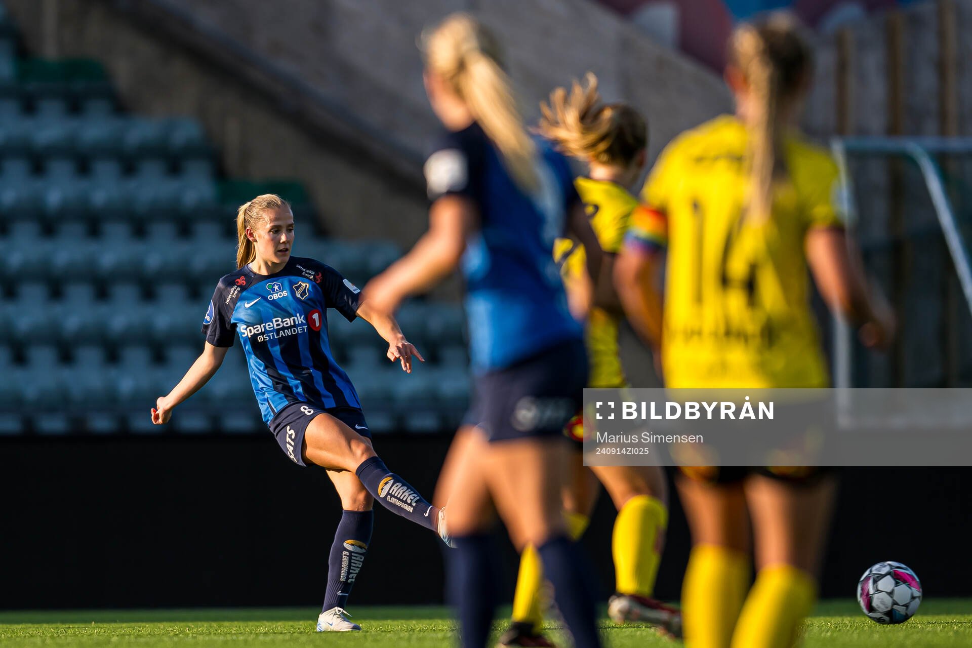 Emilie Libakken Østerås of Stabæk during the Toppserien football match between Stabæk and LSK Kvinner on September 14, 2024 in Bekkestua.