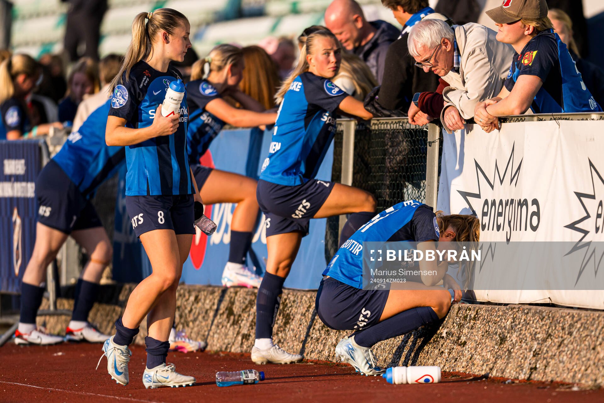 Iris Omarsdottir of Stabæk looks dejected