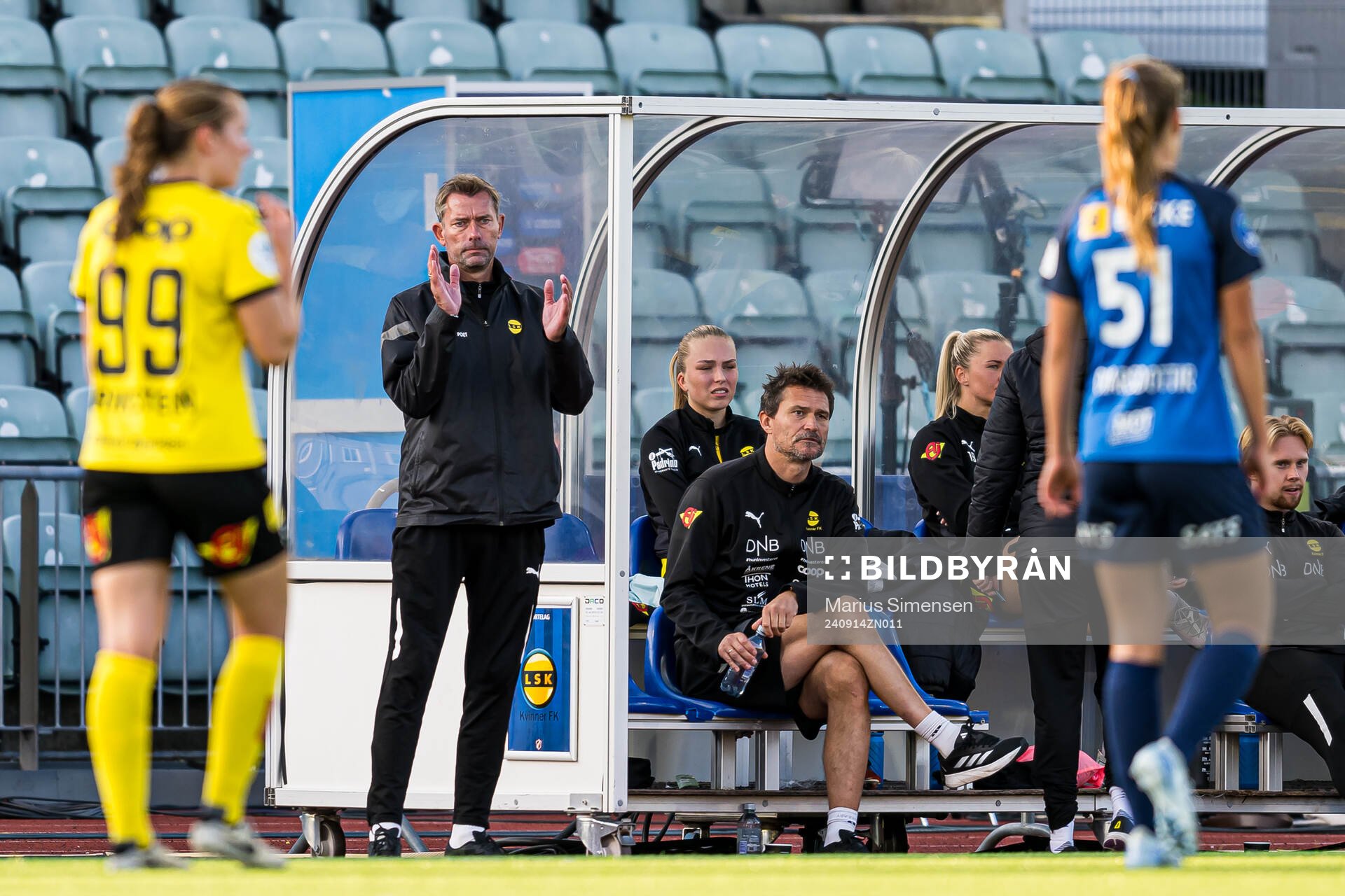 André Bergdølmo, head coach of LSK Kvinner