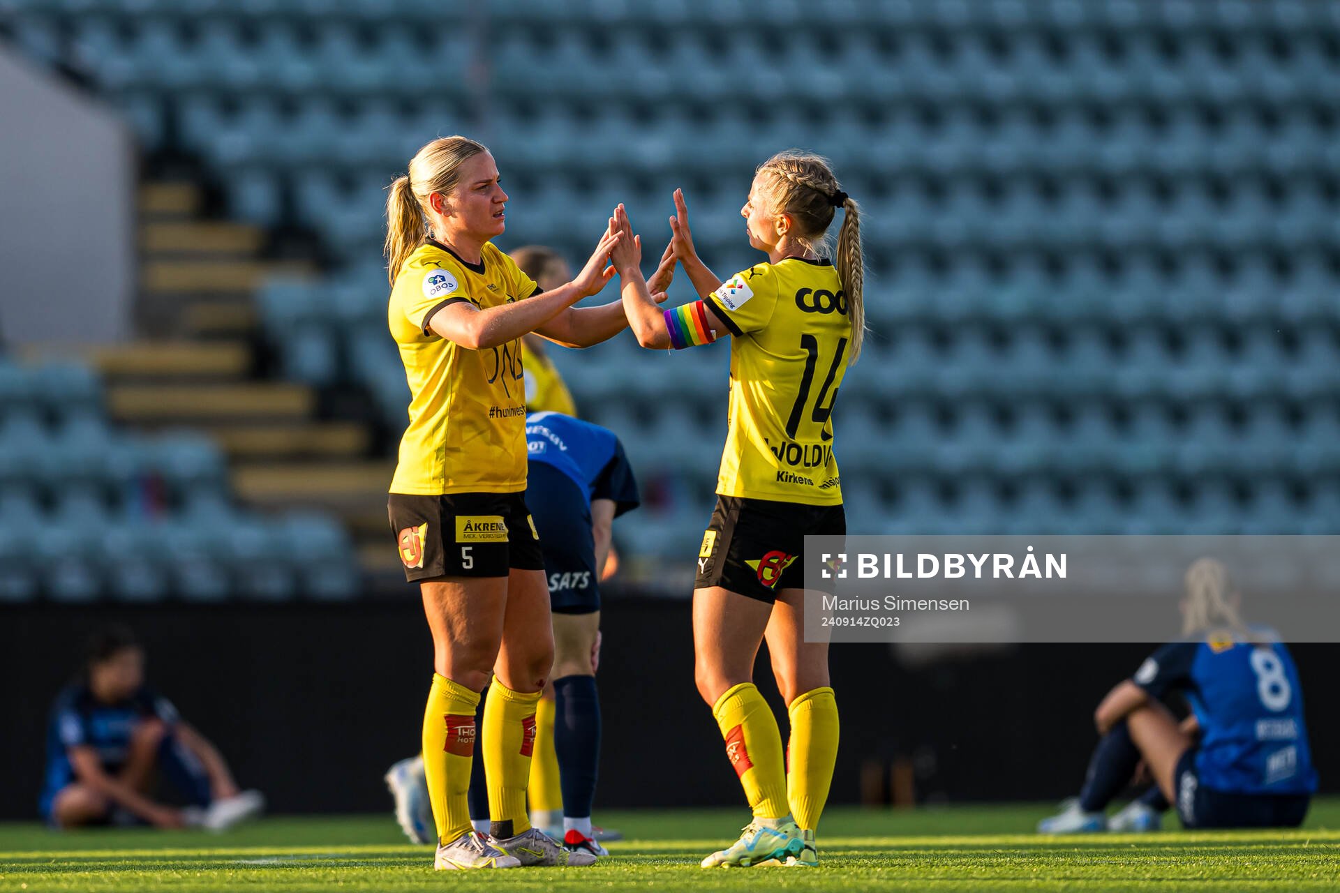 Camilla Huseby and Emilie Marie Aanes Woldvik of LSK