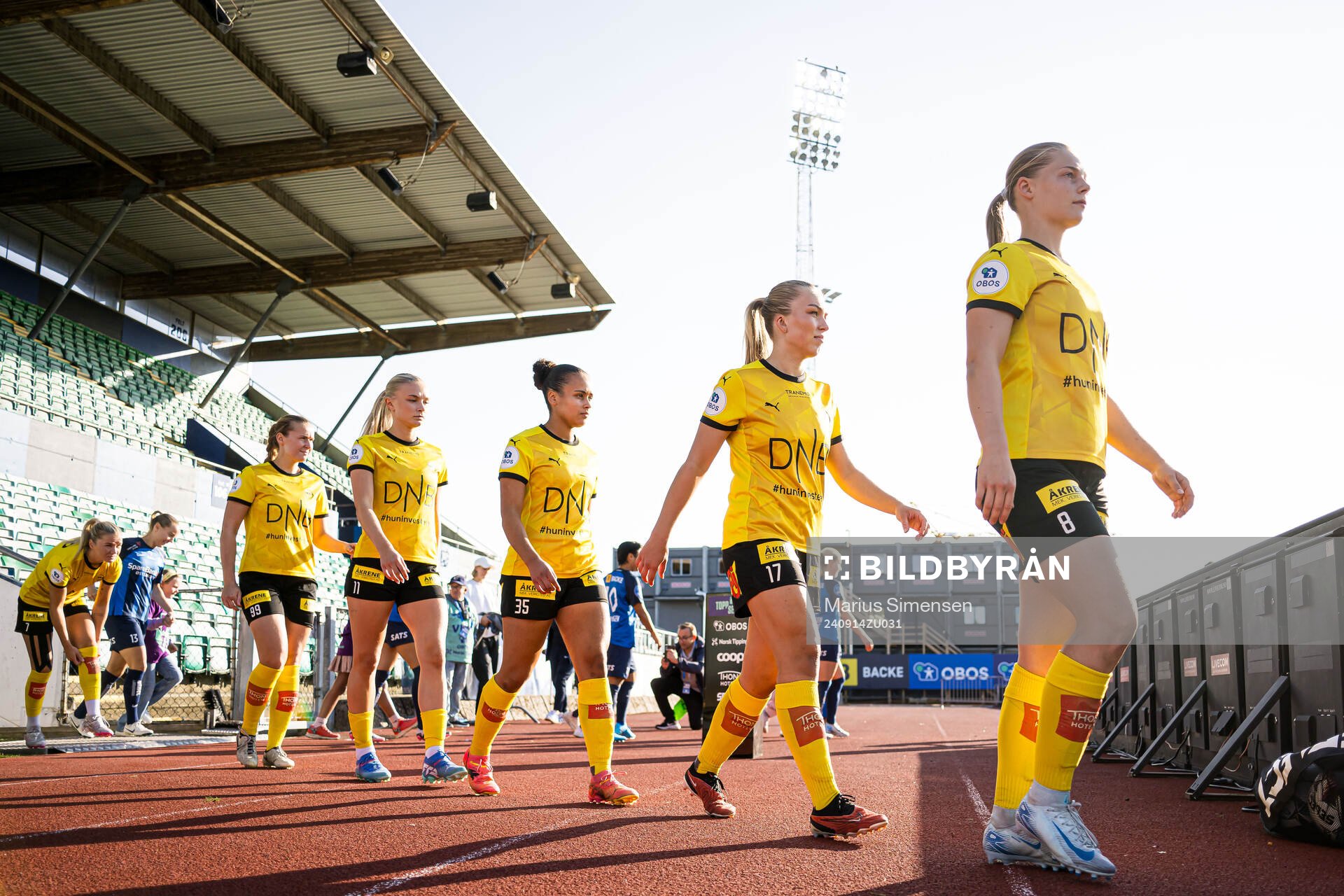 Thea Kyvåg, Emma Lindiwe Reshane, Kaia Bjelde Hjelmhaug
