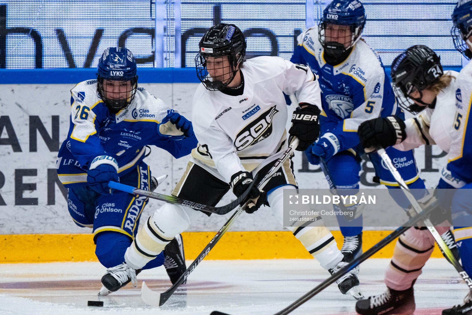 Leksands Vilma Nilsson och SDEs Gabriela Jones