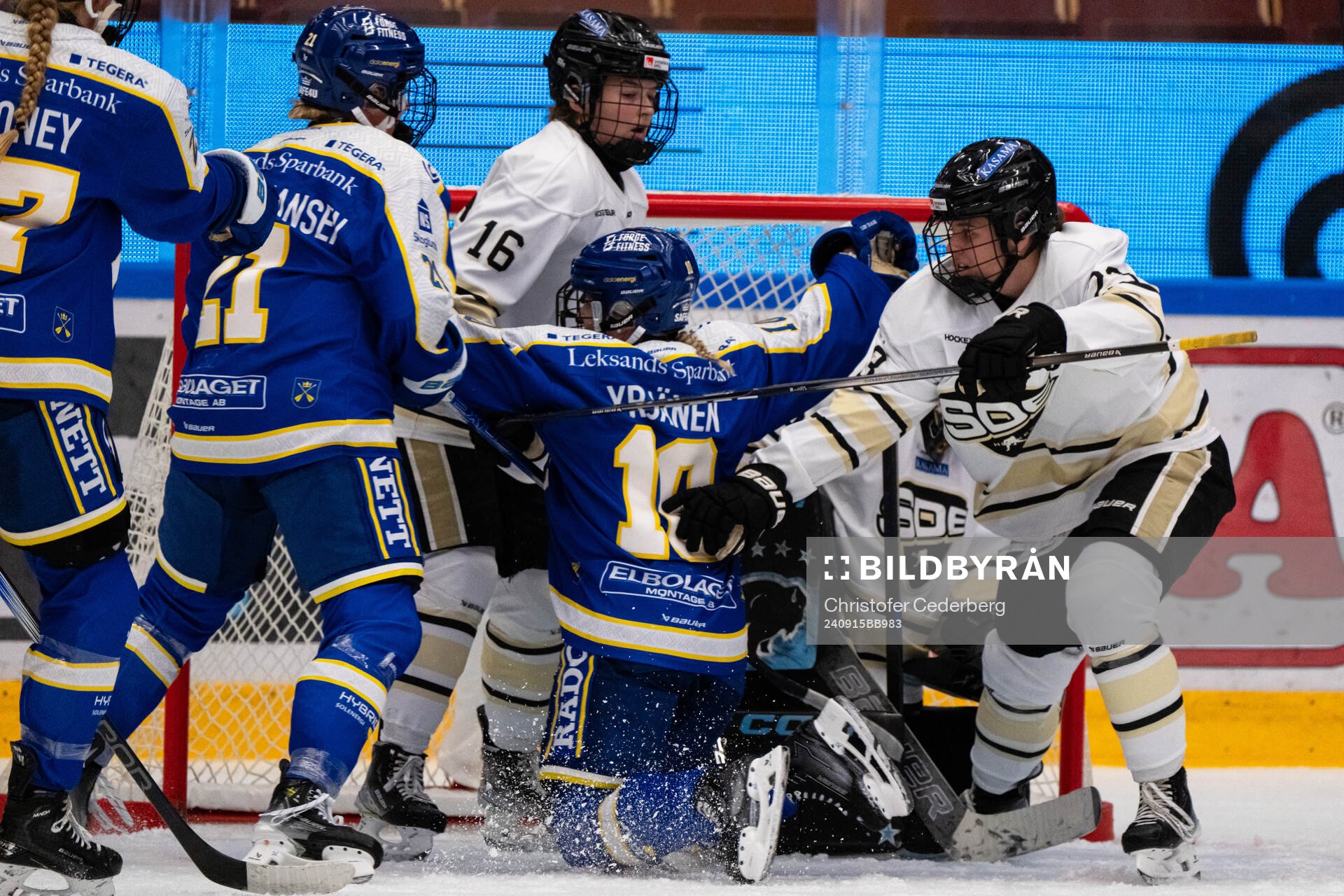 Leksands Kiira Yrjänen gör mål 2-1