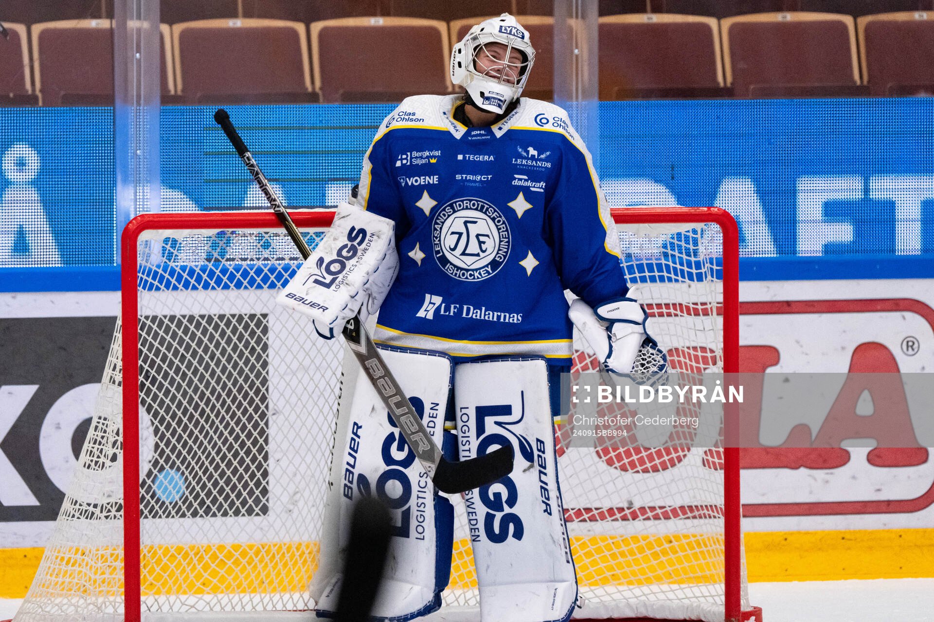 Leksands målvakt Emma Polusny