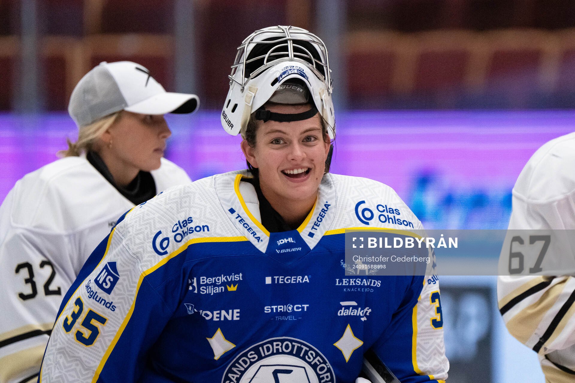 Leksands målvakt Emma Polusny