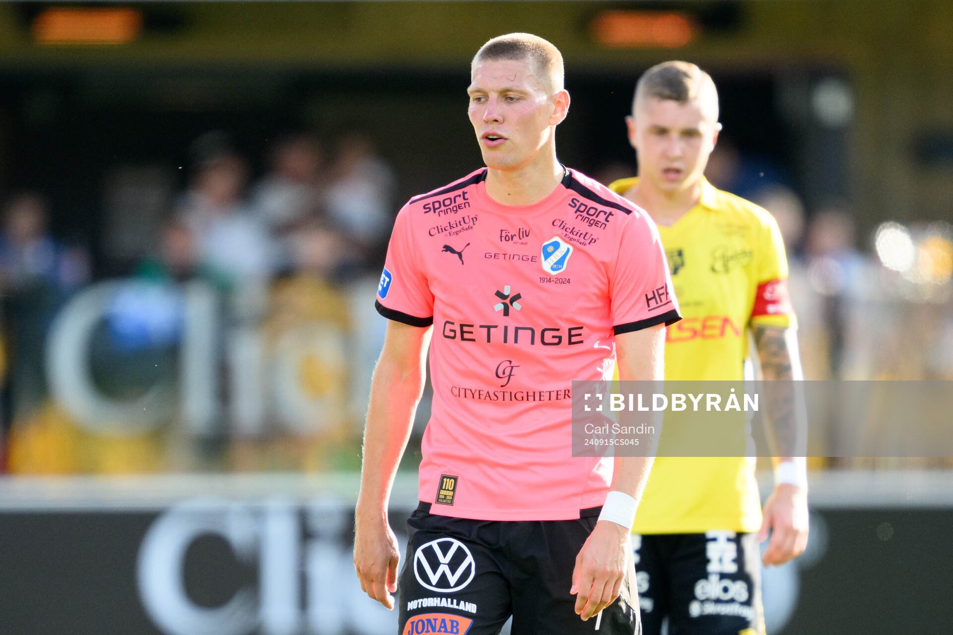 Halmstads Birnir Ingason deppar