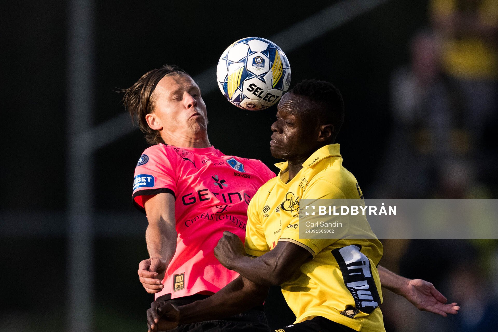 Halmstads Jesper Jonasson Westermark och Elfsborgs Timothy