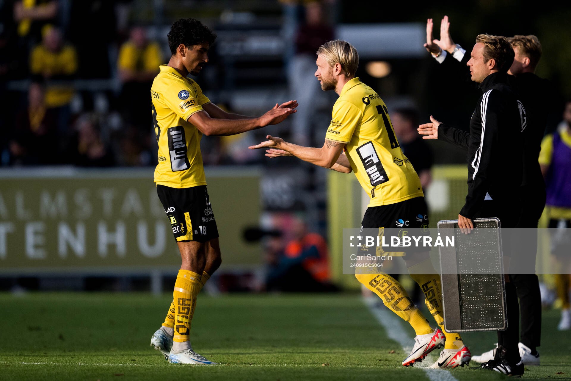 Elfsborgs Ahmed Qasem byter med Johan Larsson