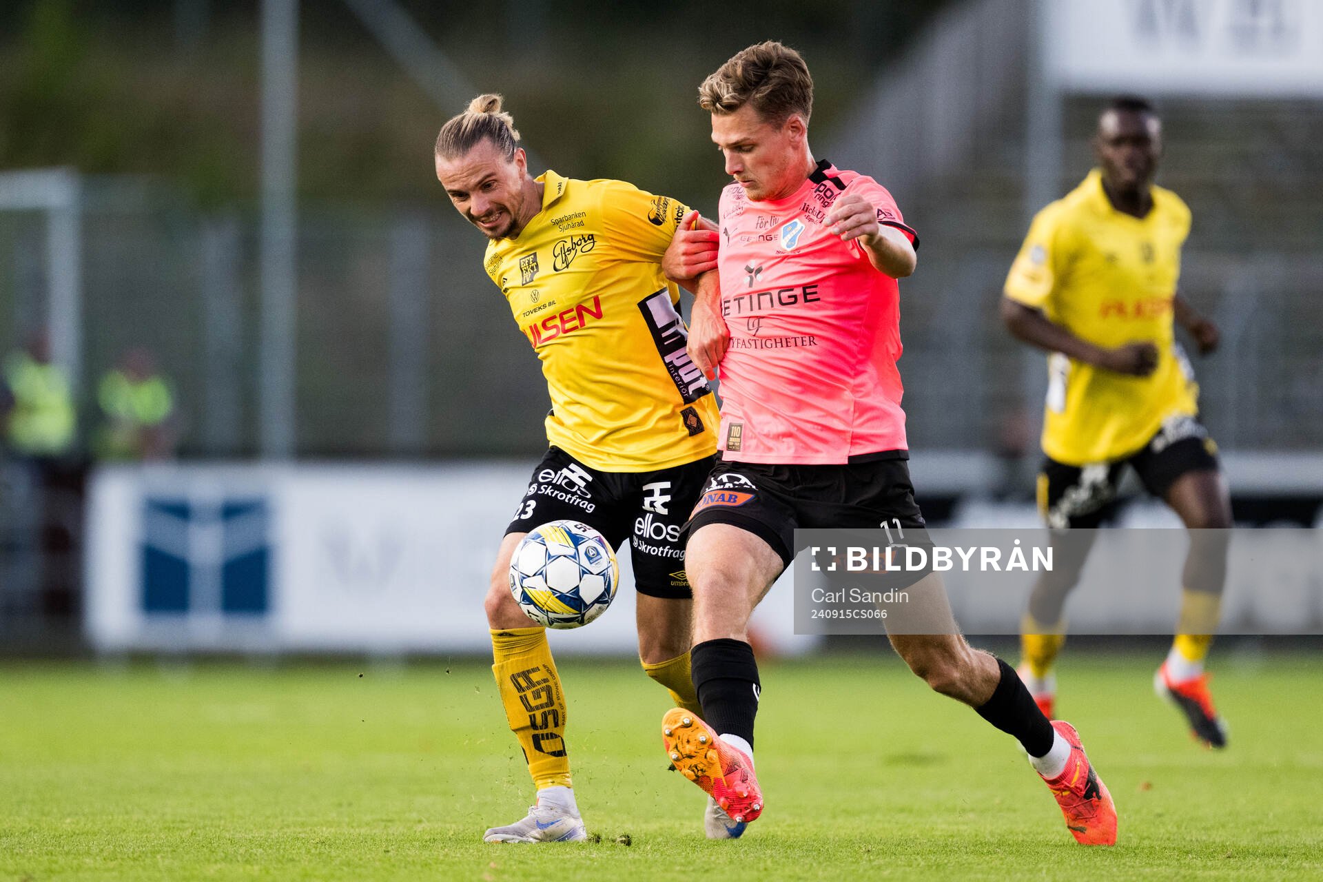 Elfsborgs Niklas Hult och Halmstads Villiam Granath