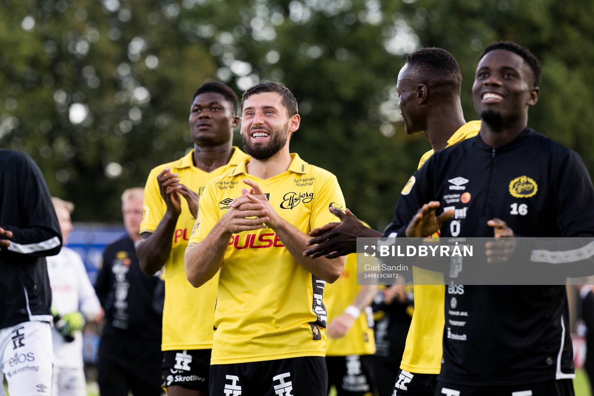 Elfsborgs Arber Zeneli jublar
