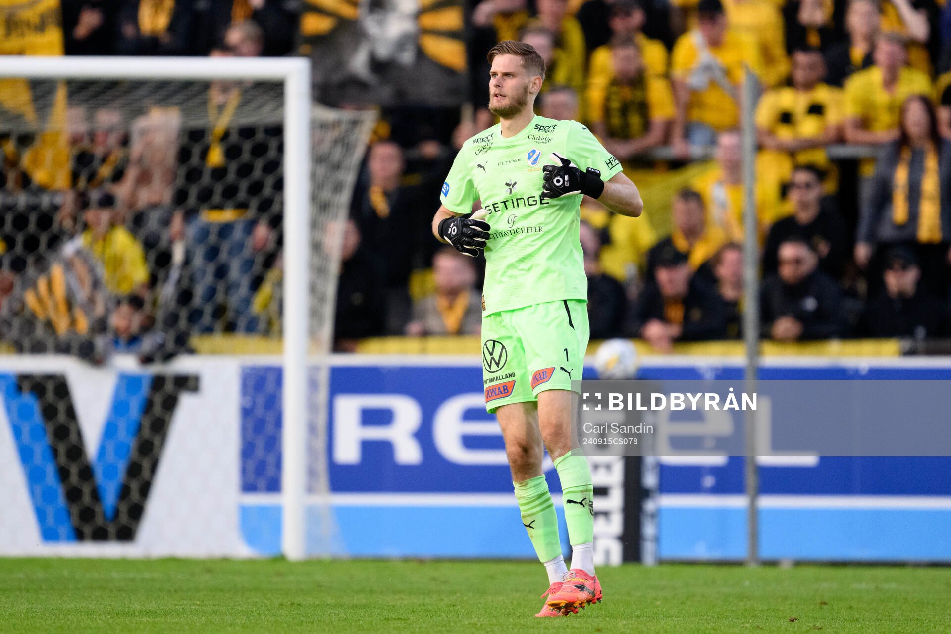 Halmstads målvakt Tim Rönning