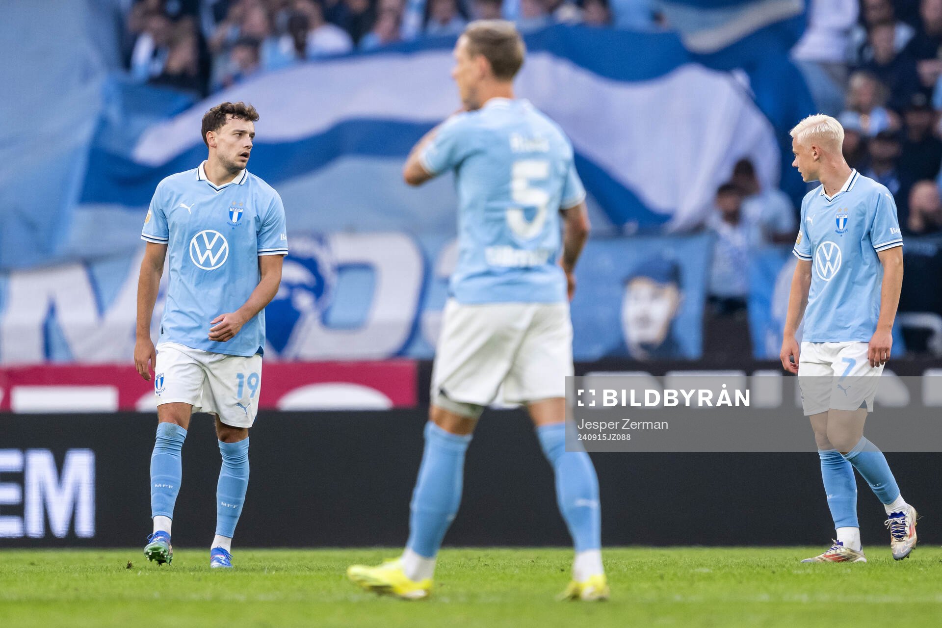 Malmö FFs Colin Rösler och Otto Rosengren deppar