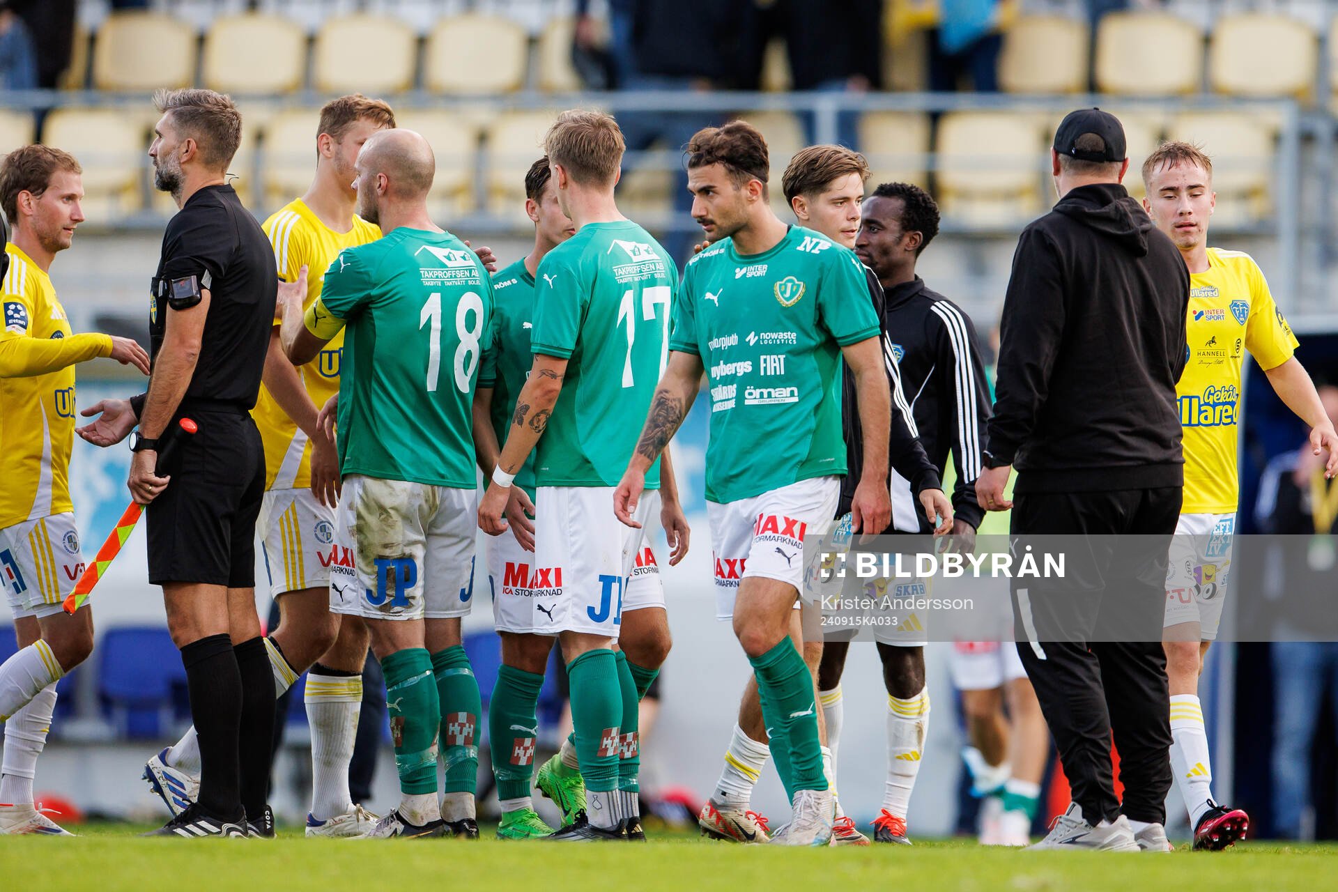 Jönköpings Södras spelare deppar