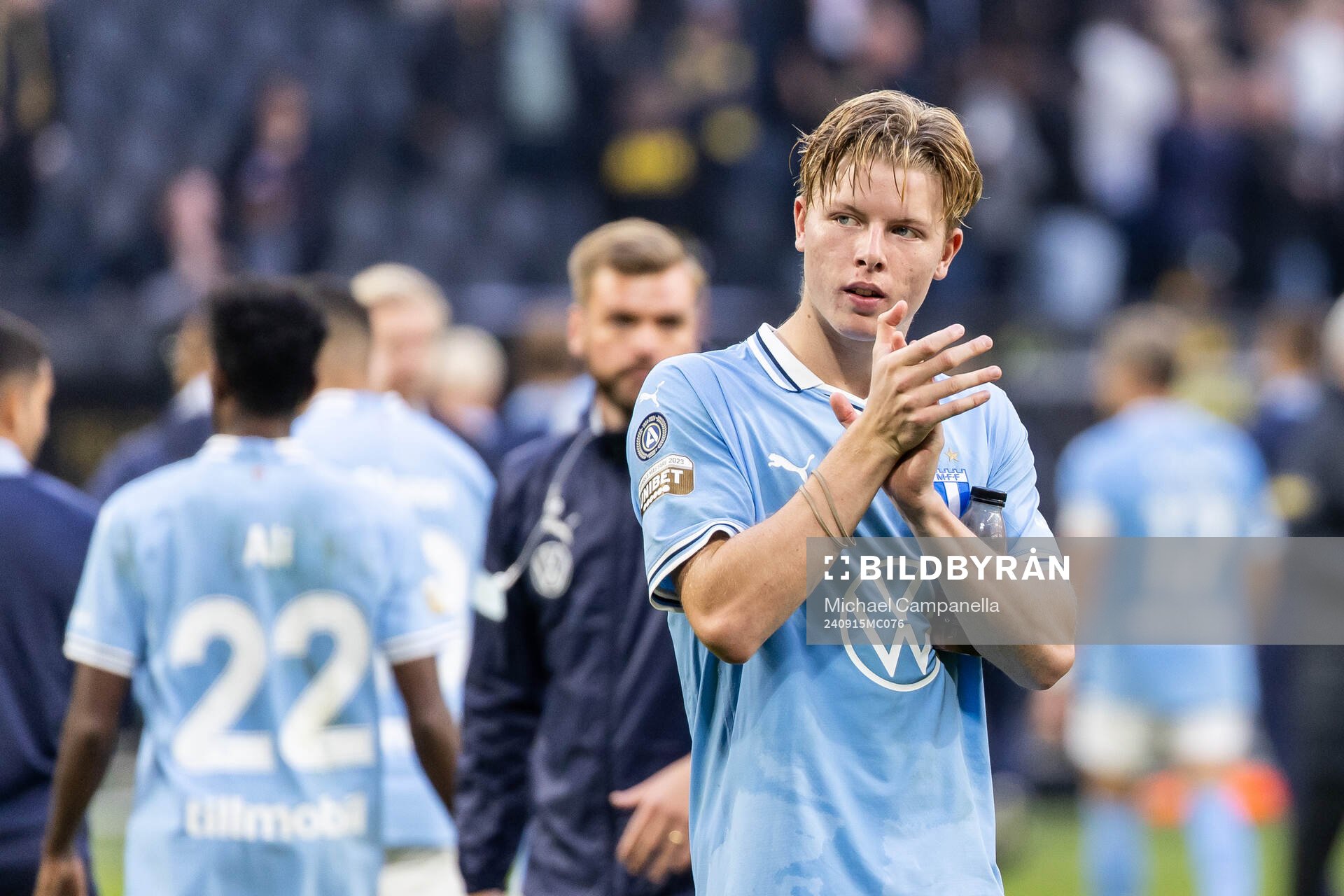 Malmö FFs Nils Zätterström deppar