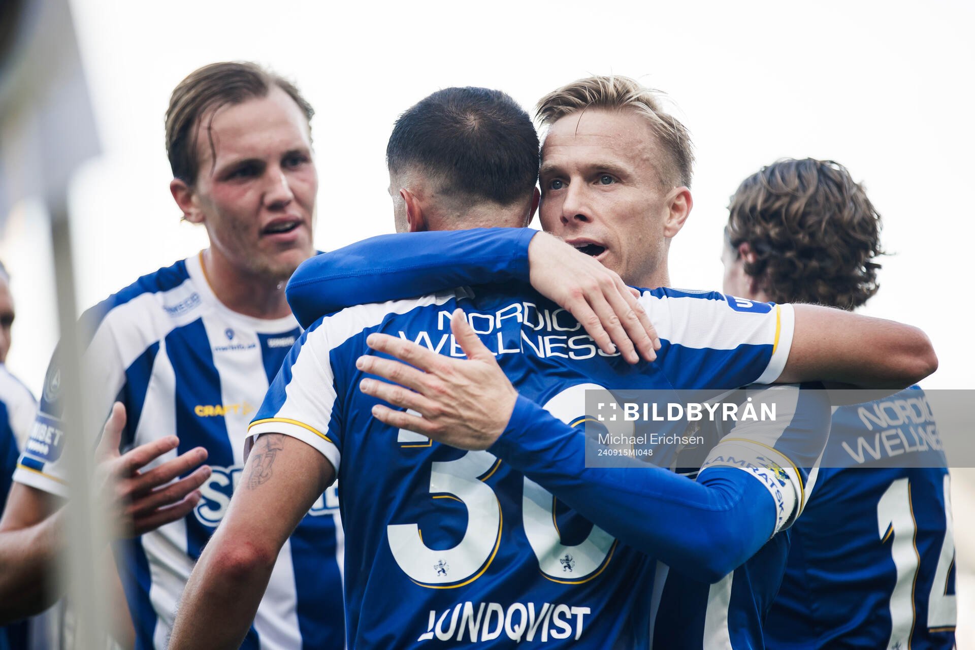 IFK Göteborgs Ramon Pascal Lundqvist och Oscar Wendt jublar