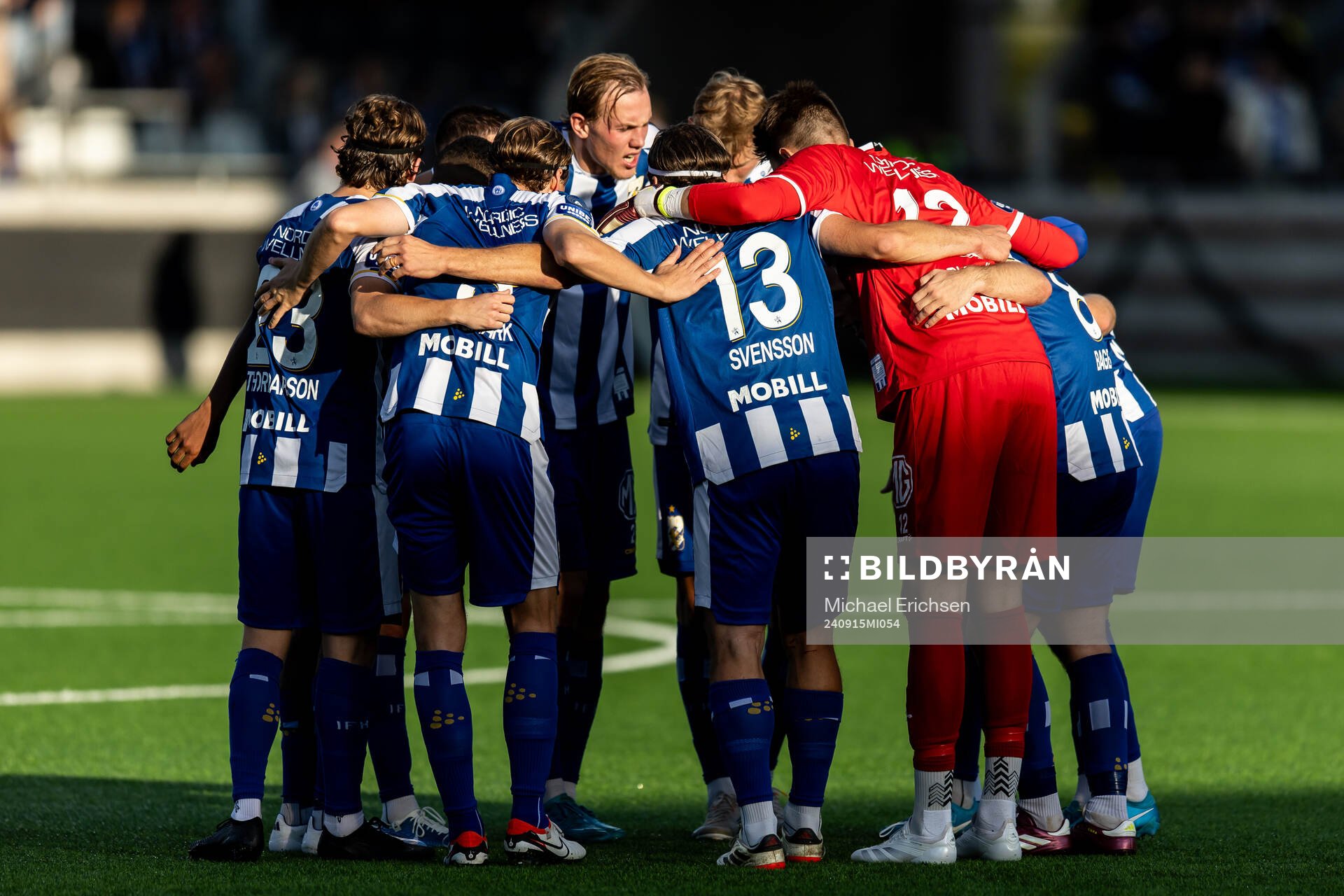 IFK Göteborgs spelare samlas