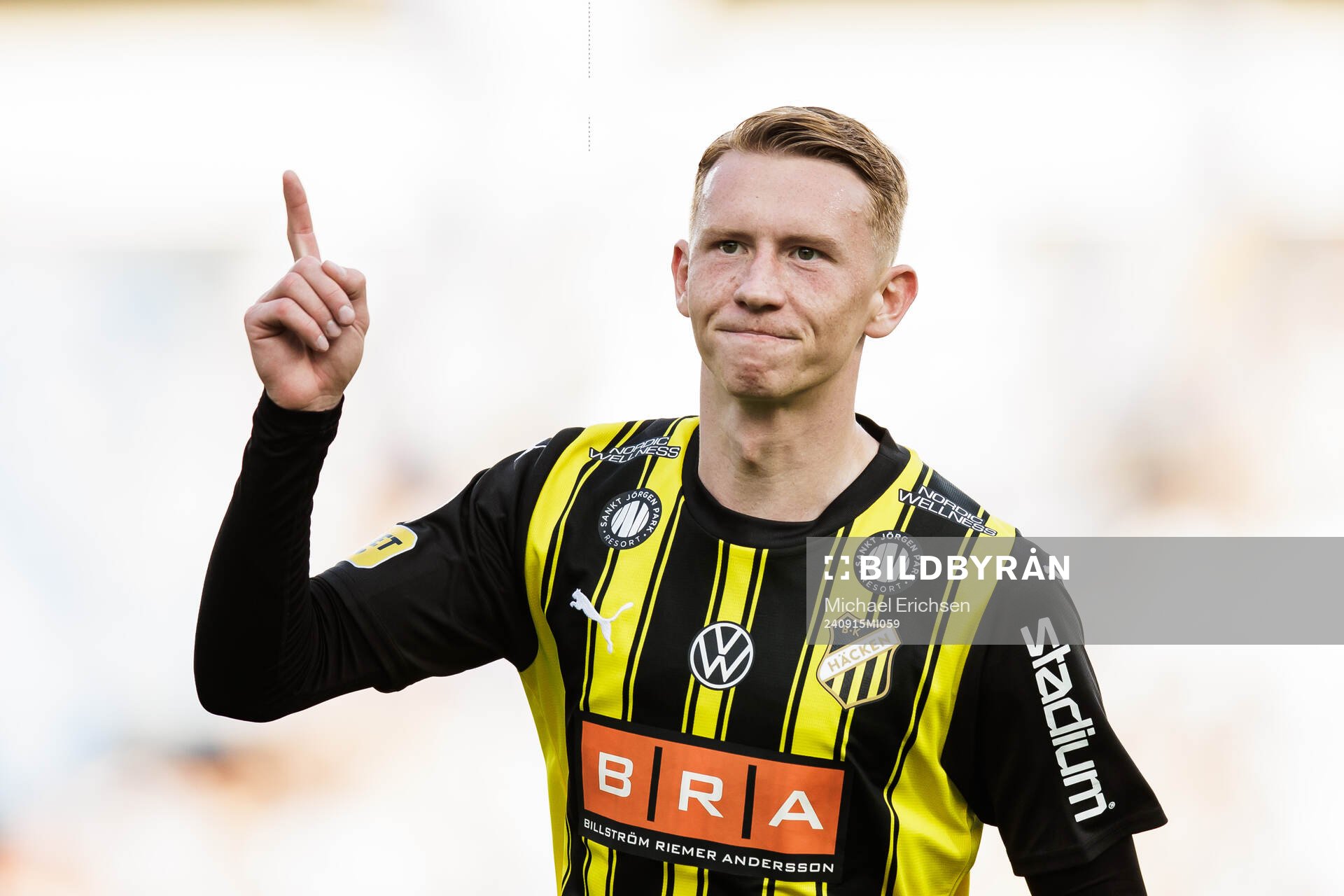 Häckens Julius Lindberg jublar