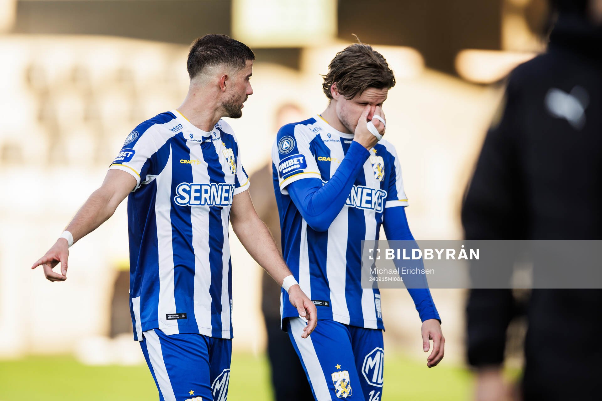 IFK Göteborgs Ramon Pascal Lundqvist och Gustaf Norlin