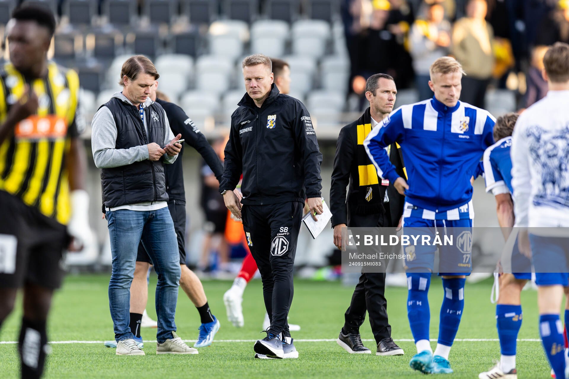 IFK Göteborgs tränare Stefan Billborn deppar