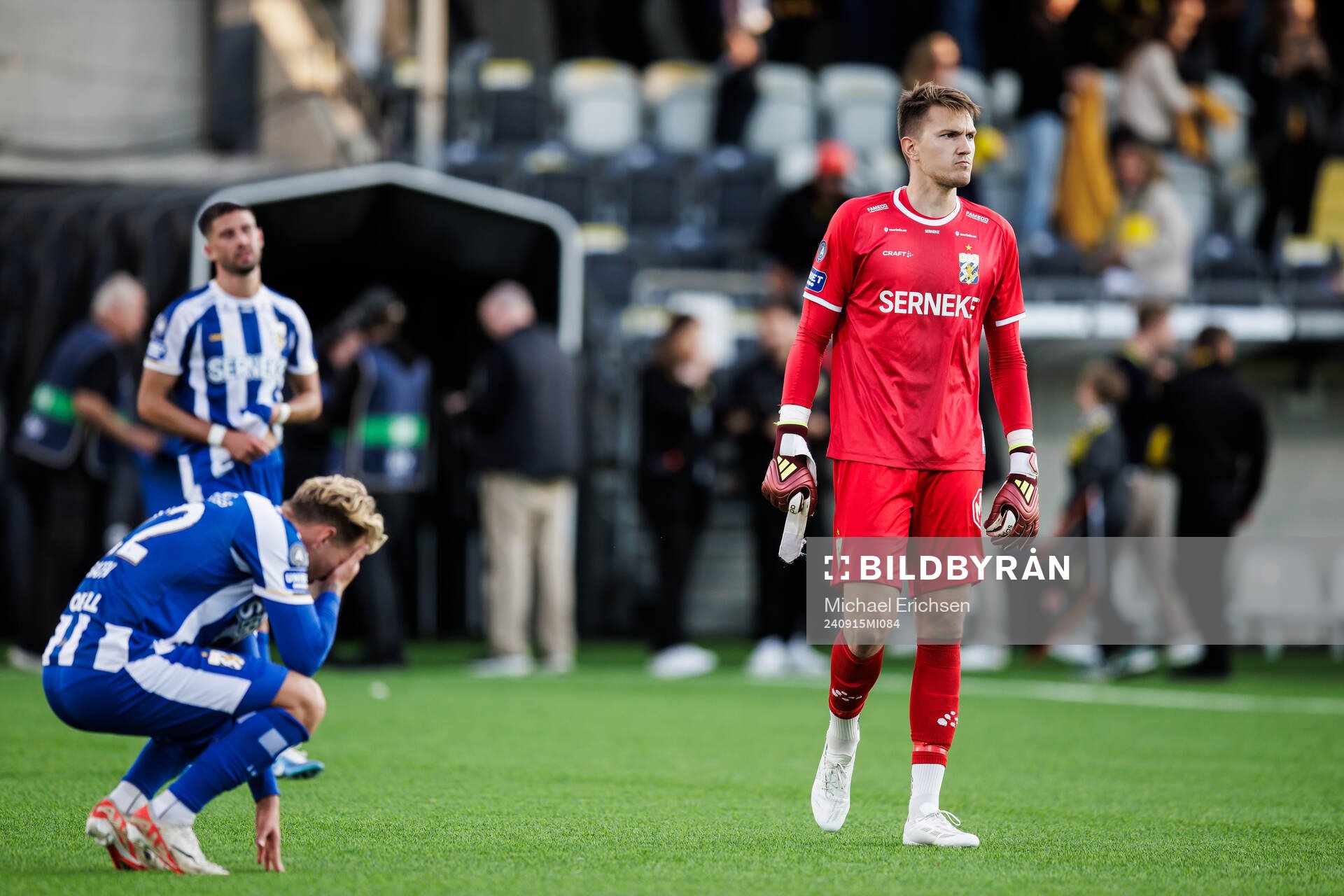 IFK Göteborgs målvakt Jacob Karlström deppar