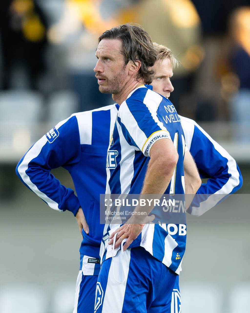 IFK Göteborgs Gustav Svensson och Oscar Wendt deppar