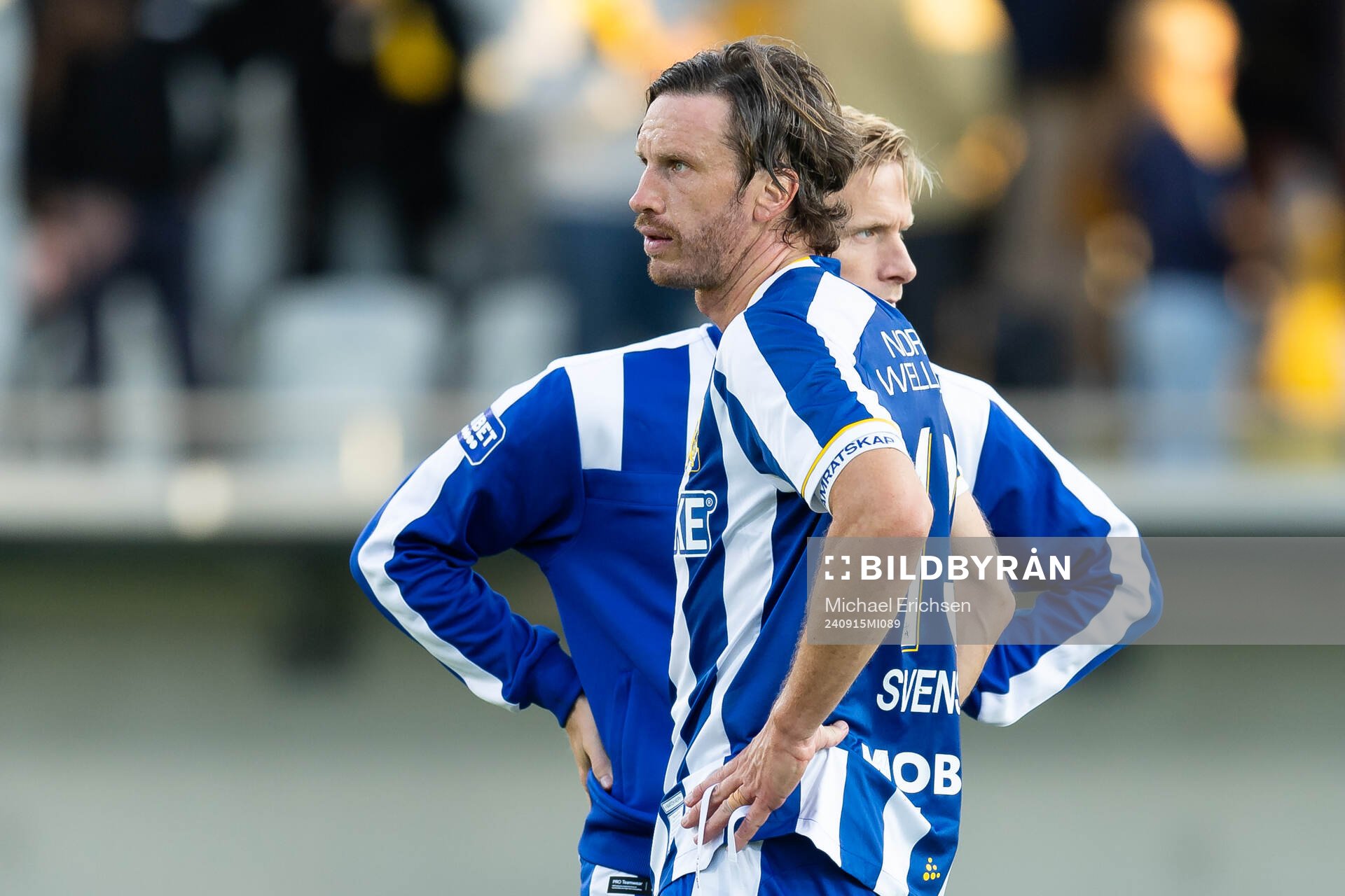 IFK Göteborgs Gustav Svensson och Oscar Wendt deppar