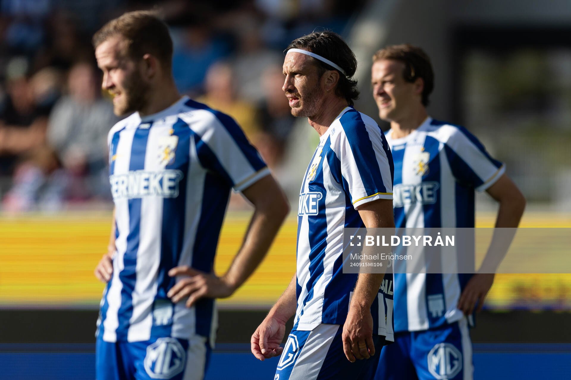 IFK Göteborgs Jonas Bager, Gustav Svensson och August