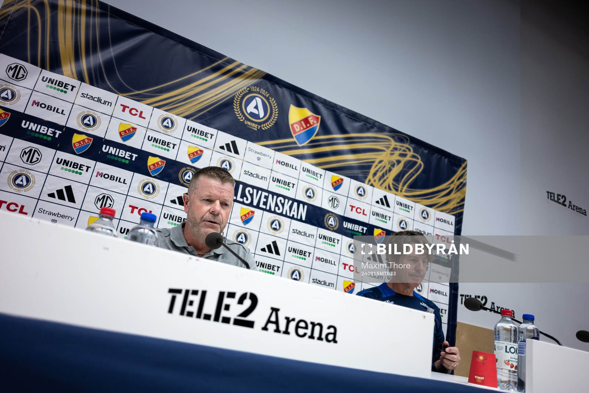 Mjällbys tränare Anders Torstensson och Djurgårdens