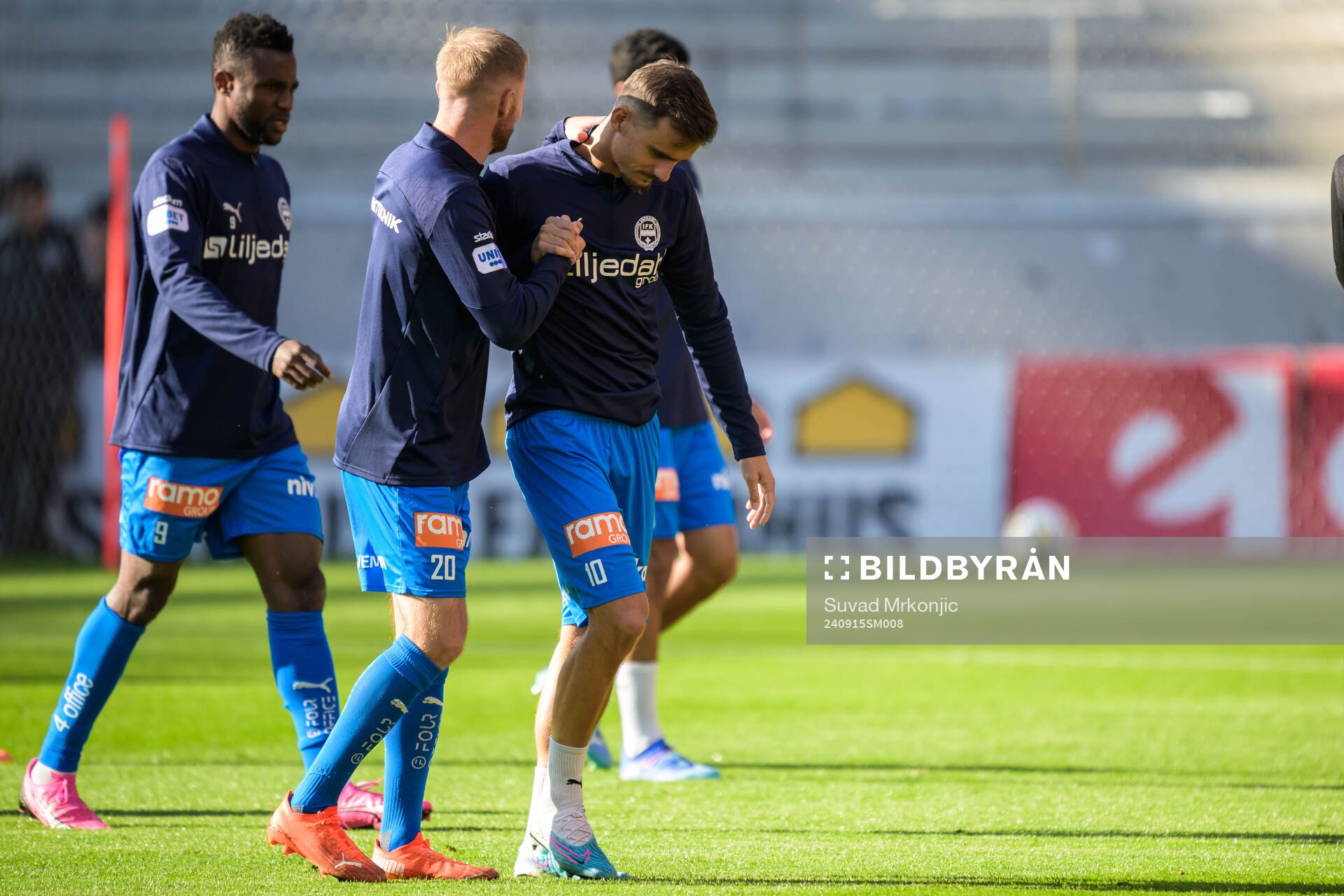 Värnamos Freddy Winsth och Ajdin Zeljkovic
