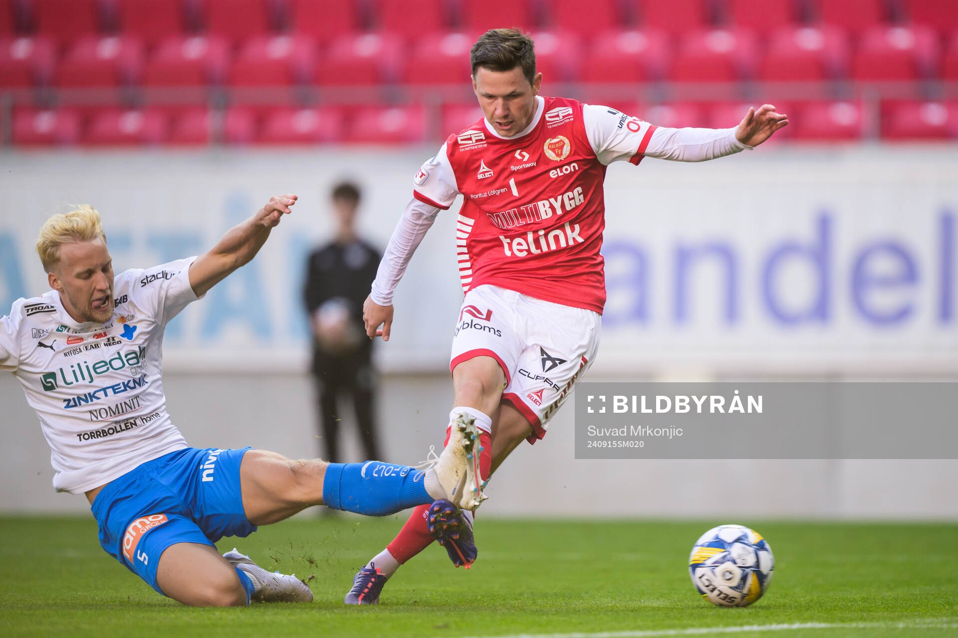 Värnamos Victor Larsson och Kalmars Max Svensson