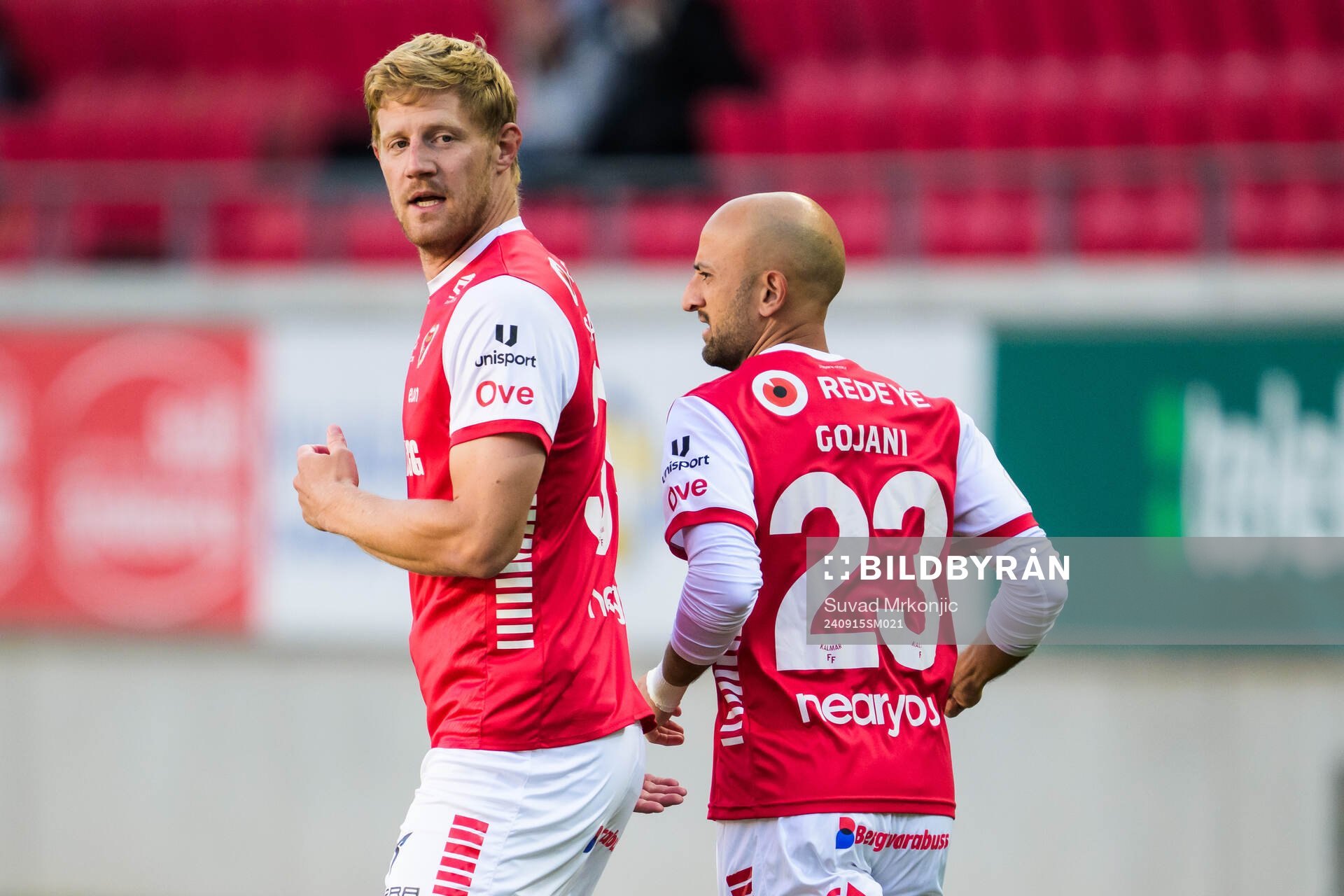 Kalmars Lars Saetra jublar