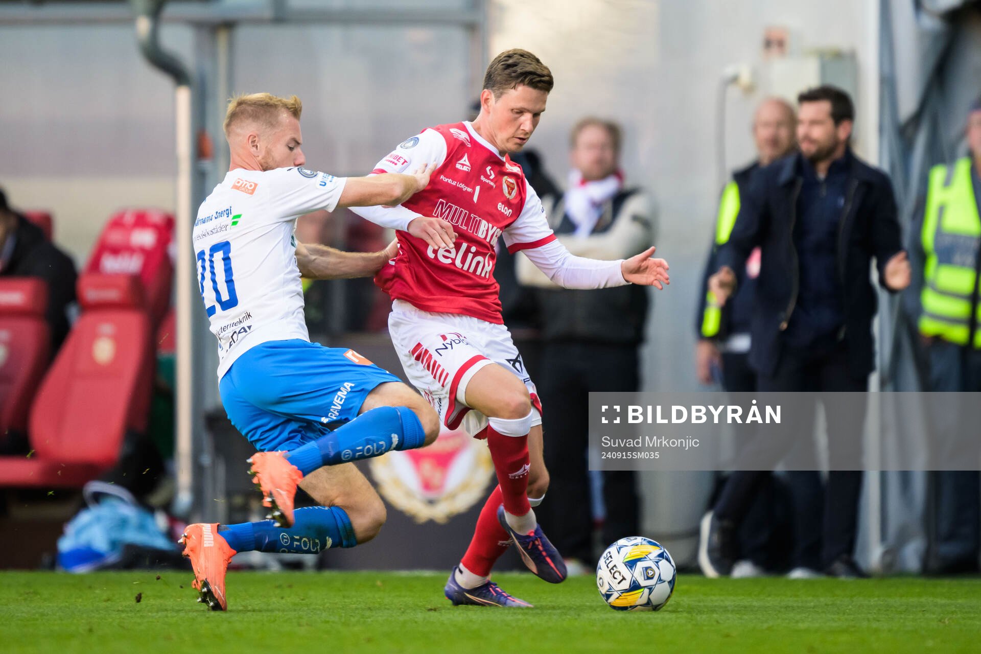Värnamos Freddy Winsth och Kalmars Max Svensson