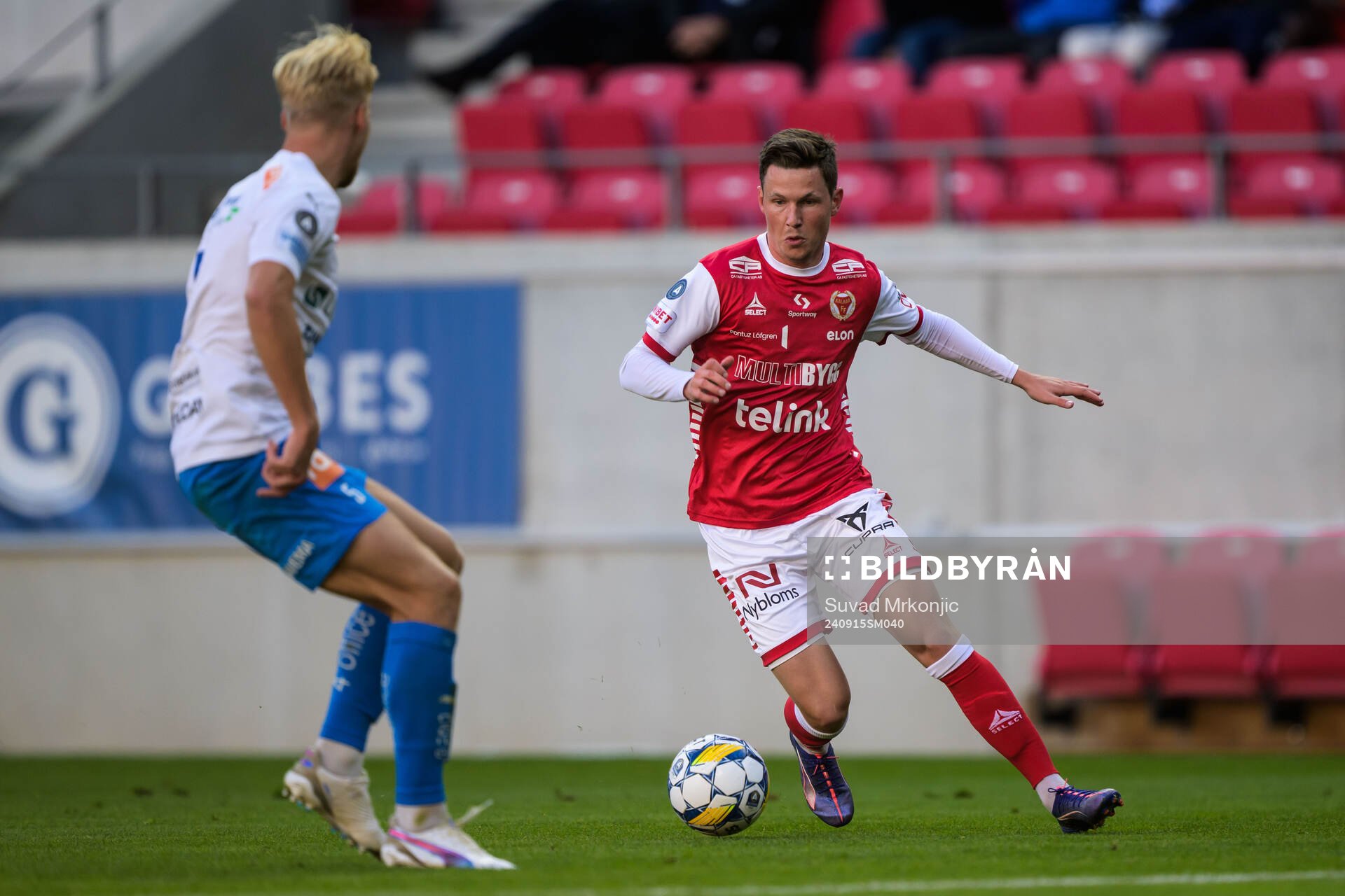 Värnamos Victor Larsson och Kalmars Max Svensson