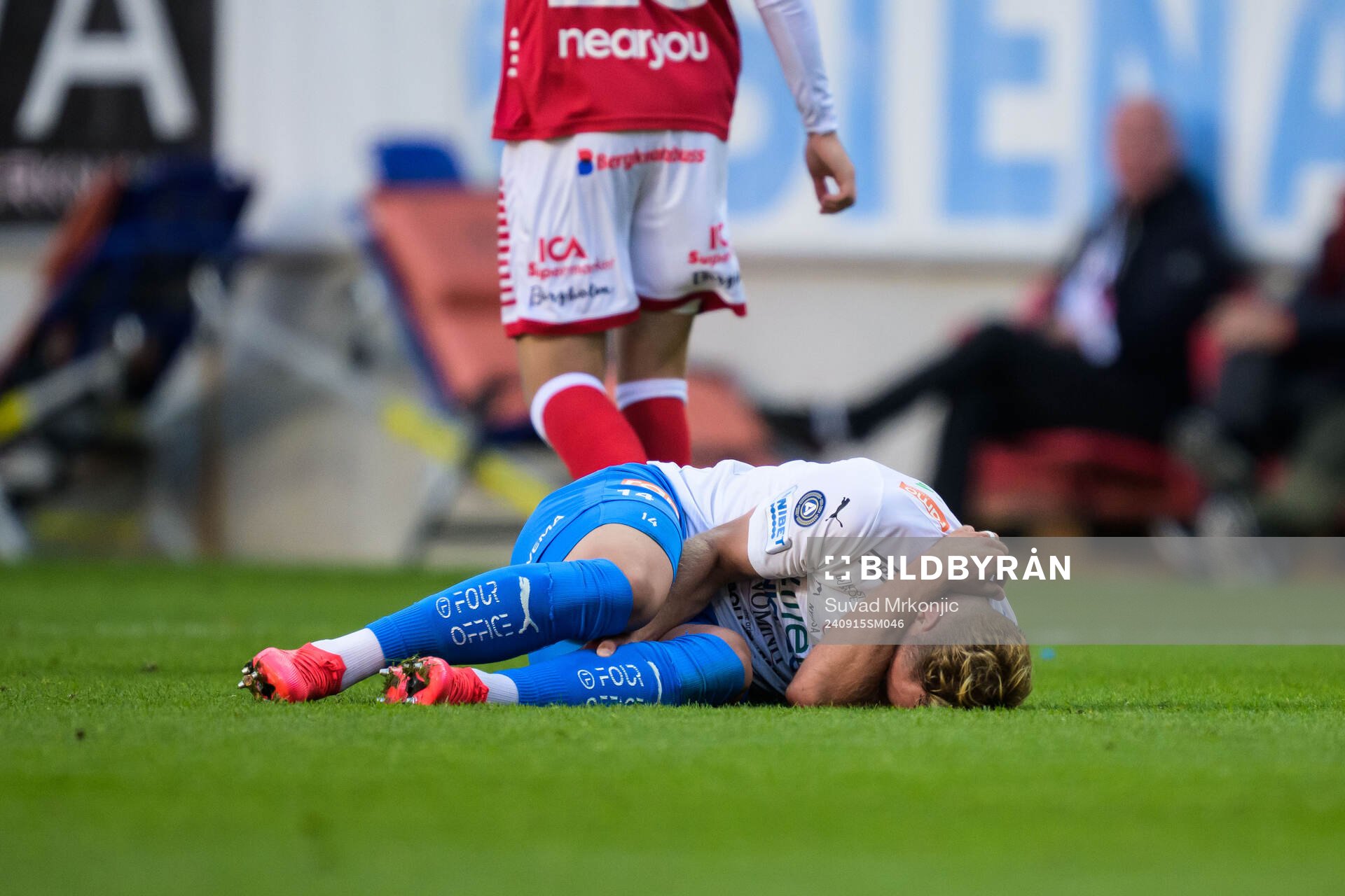 Värnamos Gustav Engvall har ont