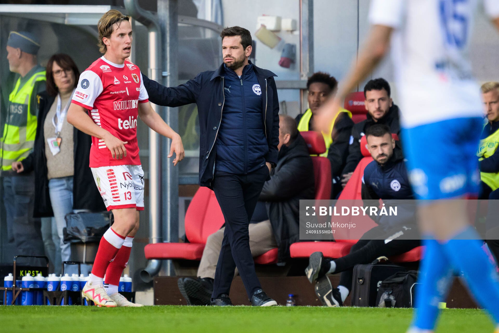 Värnamos tränare Ferran Sibila deppar