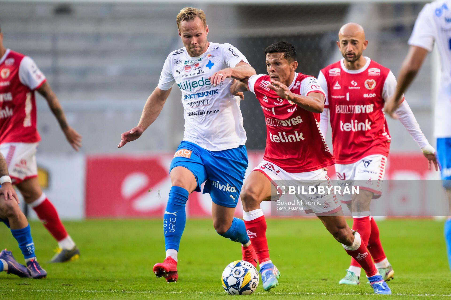 Värnamos Gustav Engvall och Kalmars Romario Pereira Sipiao