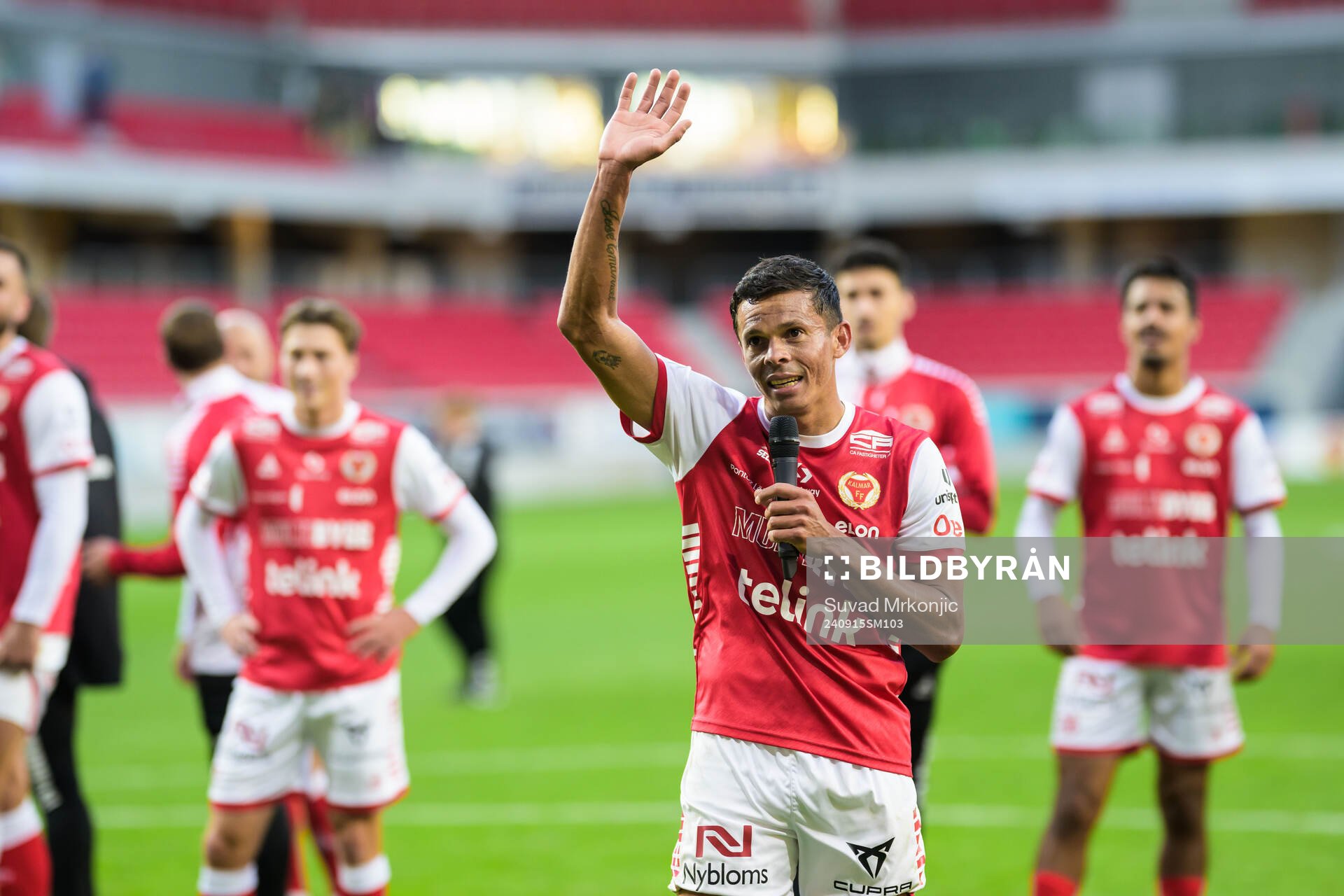Kalmars Romario Pereira Sipiao jublar