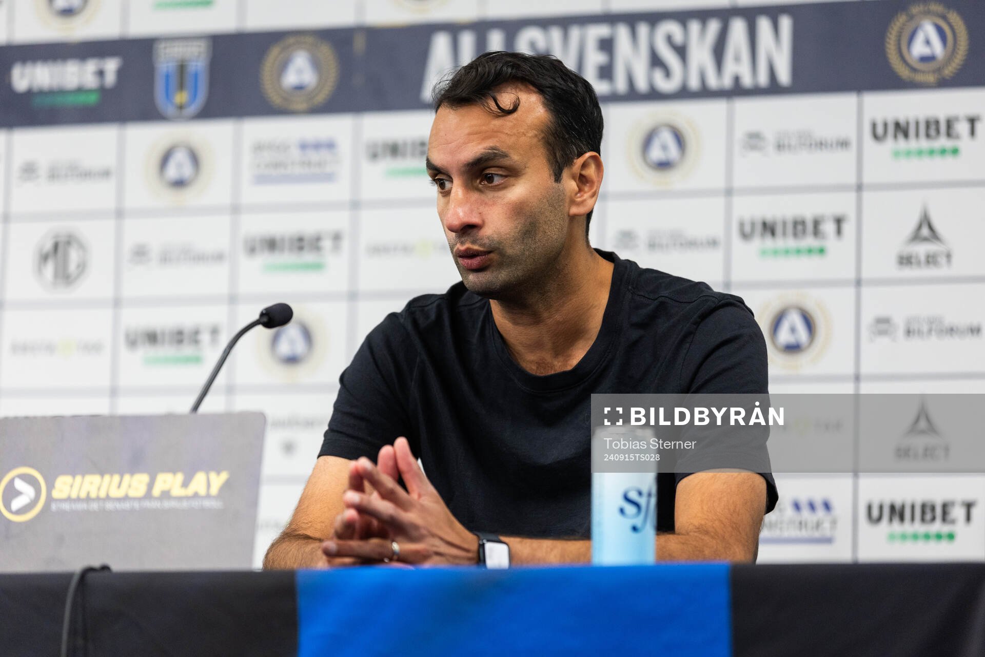 Brommapojkarnas tränare Andreas Engelmark