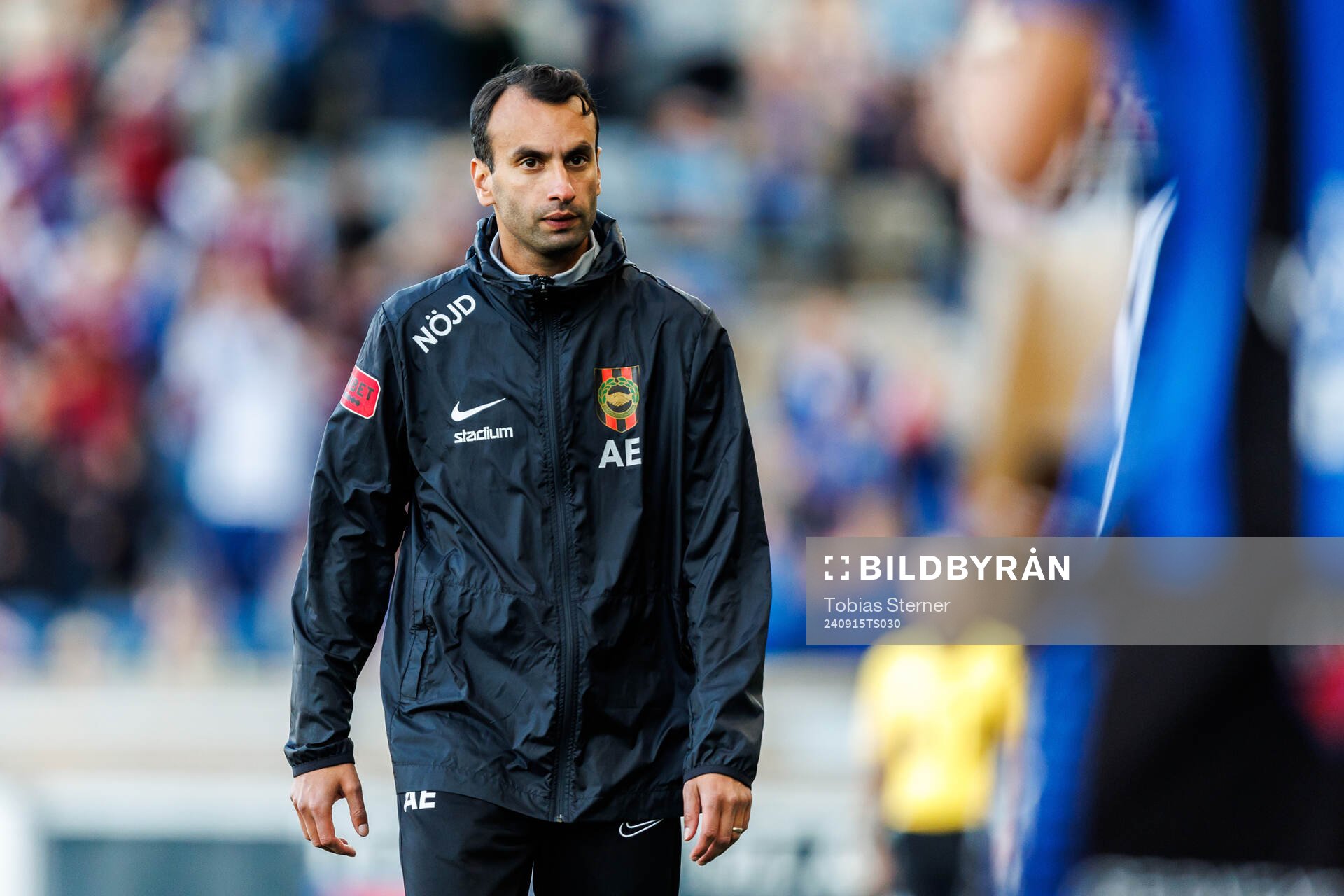 Brommapojkarnas tränare Andreas Engelmark