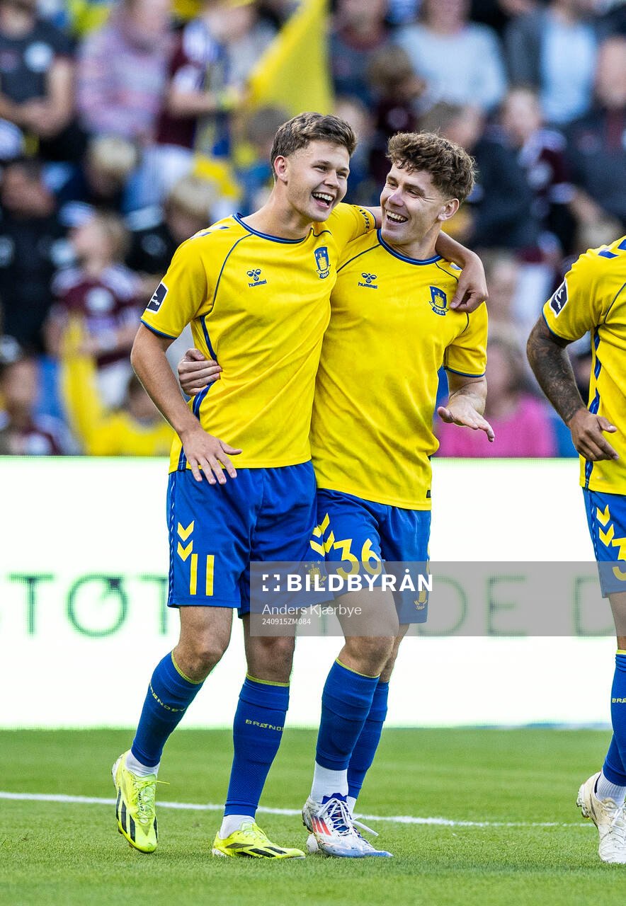  [DK=20240915: 3F Superliga - Brøndby IF vs. Sønderjyske - ] Filip Bundgaard Mathias Kvistgaarden Bröndby