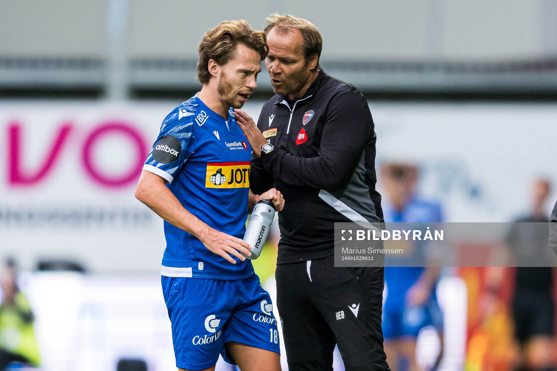 Karl Filip Ottosson of Sandefjord and Hans Erik Ødegaard,