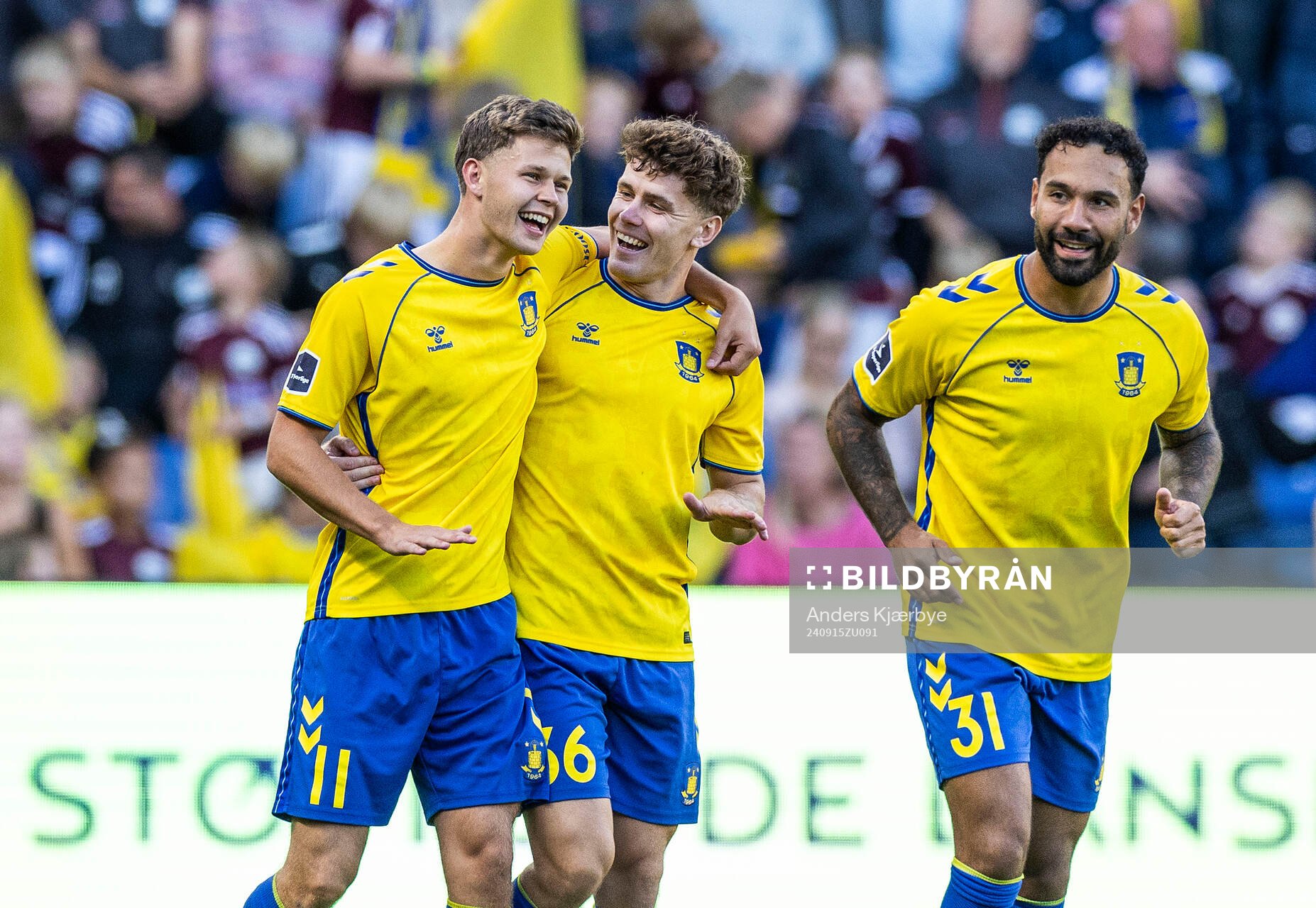  [DK=20240915: 3F Superliga - Brøndby IF vs. Sønderjyske - ] Filip Bundgaard Mathias Kvistgaarden Bröndby