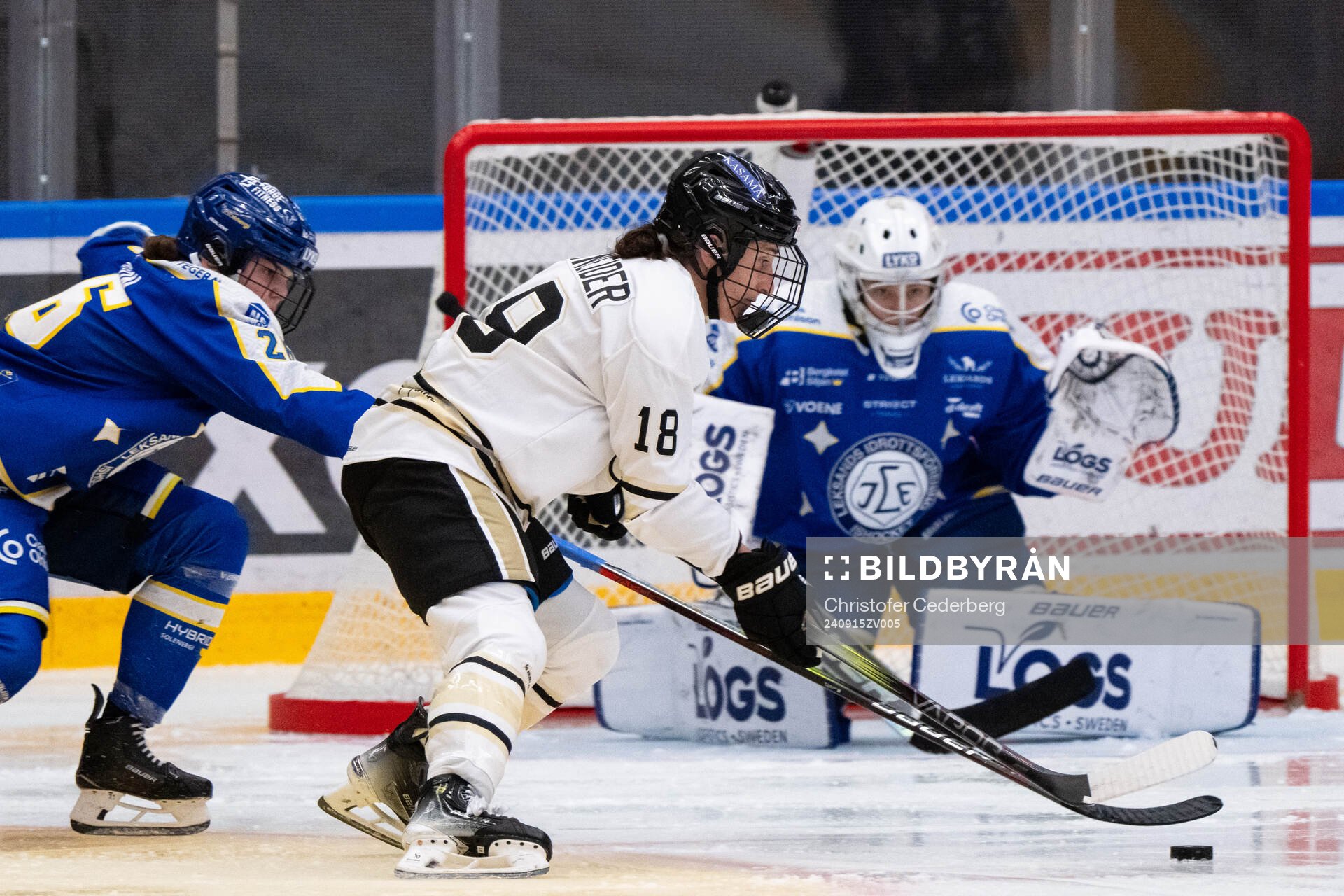 Leksands Vilma Nilsson och SDEs Malia Schneider